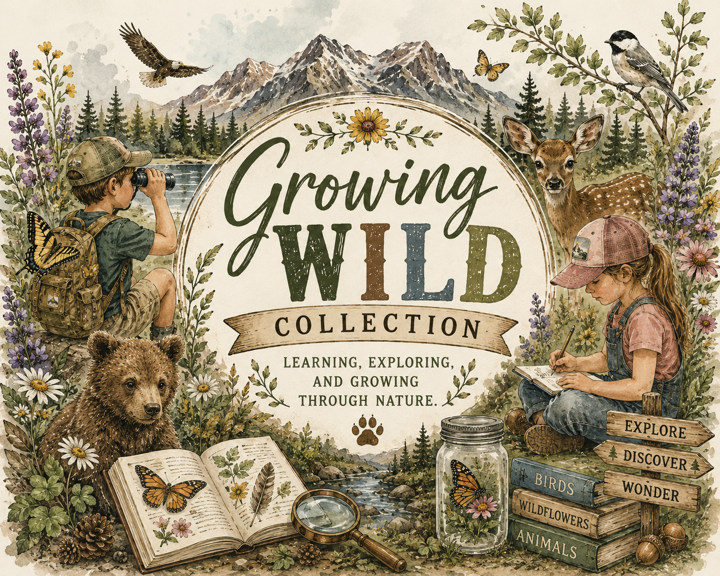 Growing Wild Learning, exploring, and growing through nature.