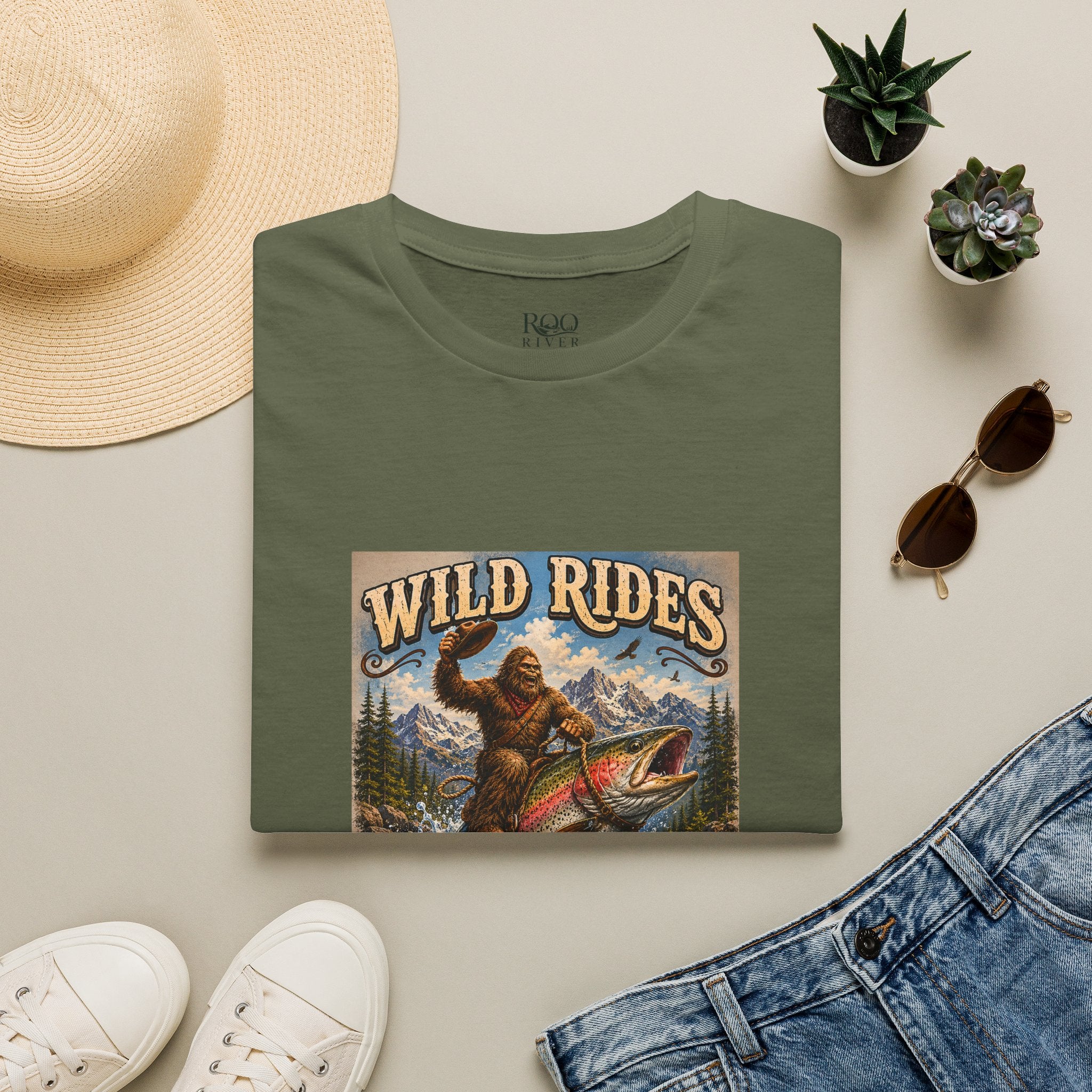 Wild Rides, Wilder Legends Trout Rider T-Shirt