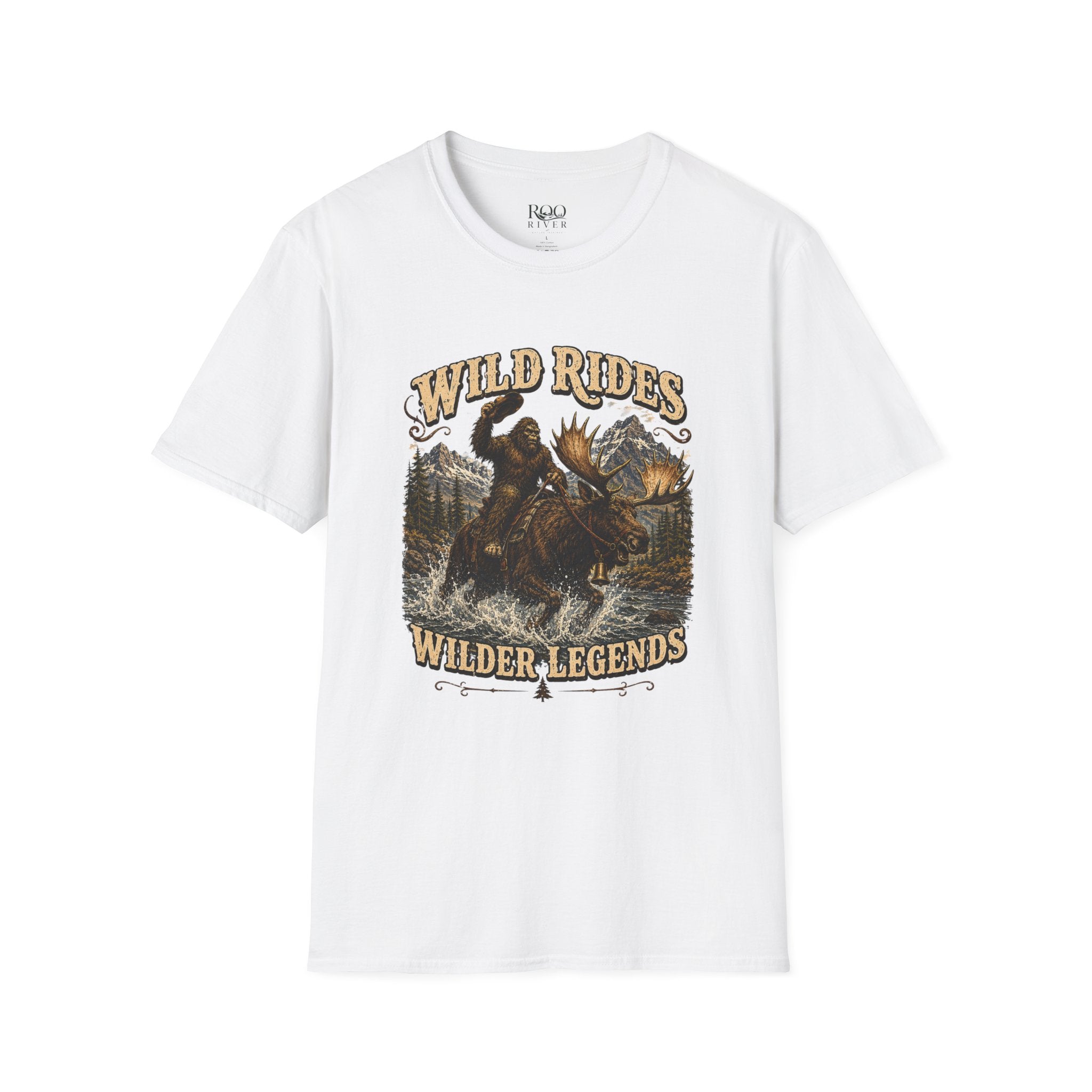 Wild Rides, Wilder Legends Bigfoot & Moose Graphic Tee