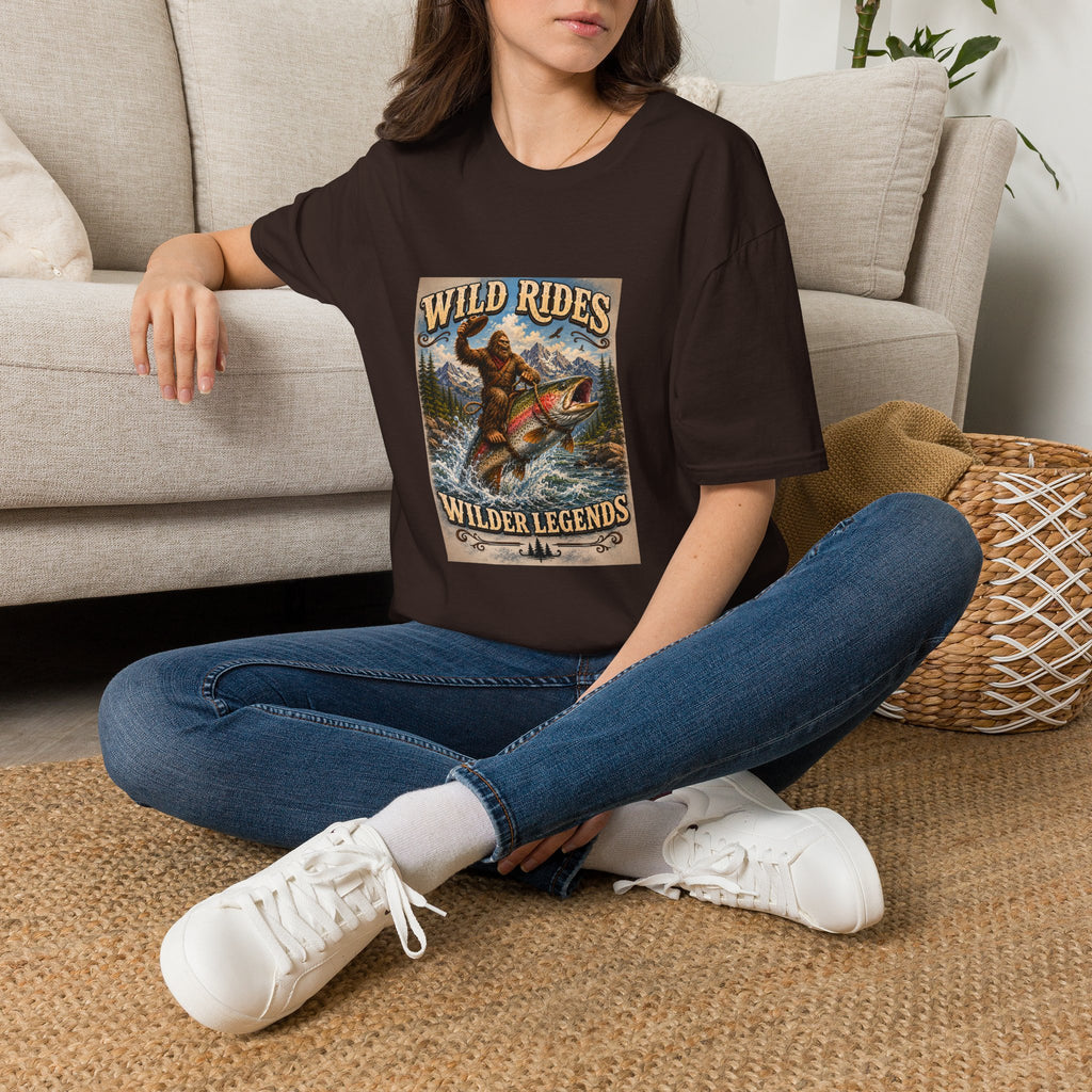 Wild Rides, Wilder Legends Trout Rider T-Shirt