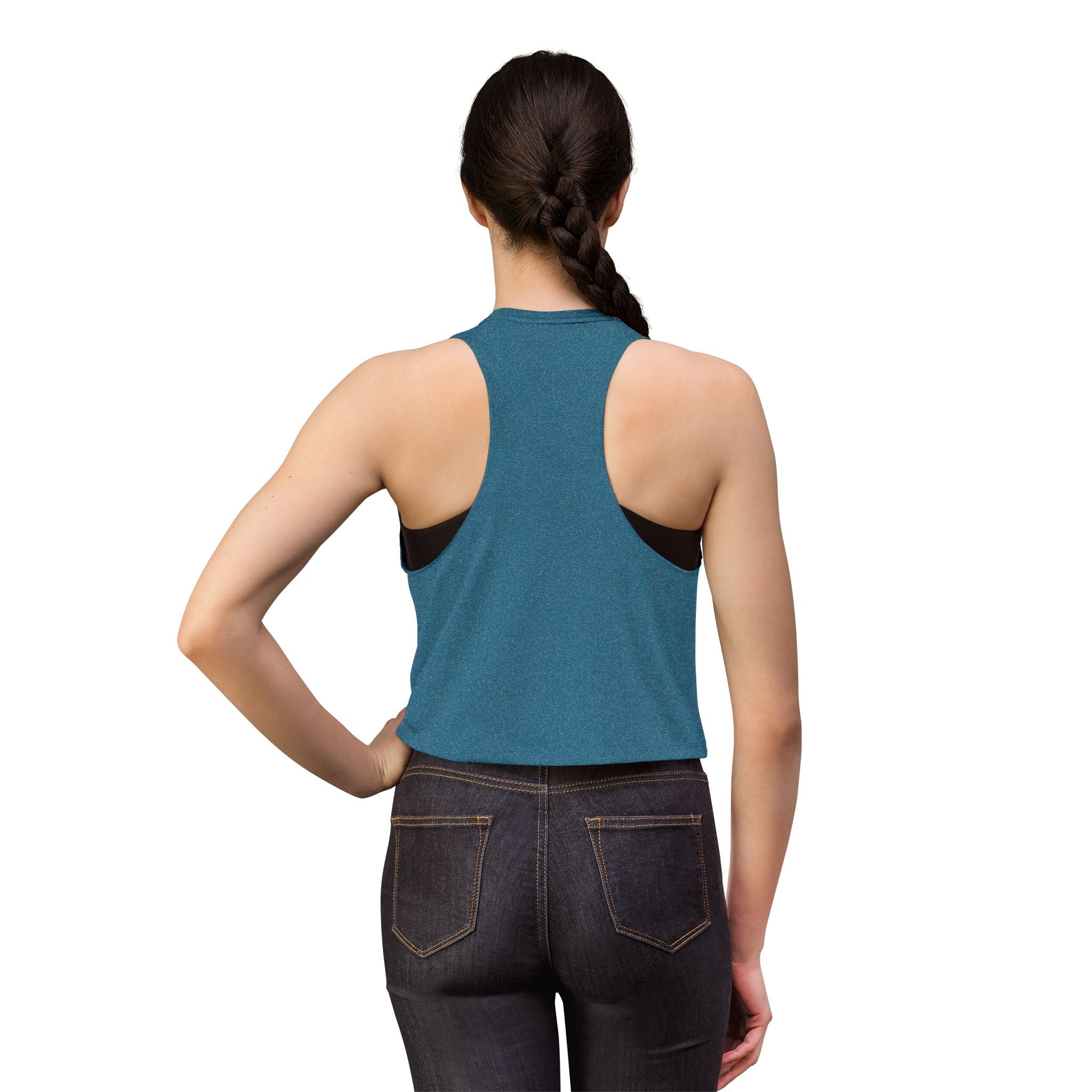 Bloom Wild Floral Crop Top — Women's Vintage Wildflower Tank