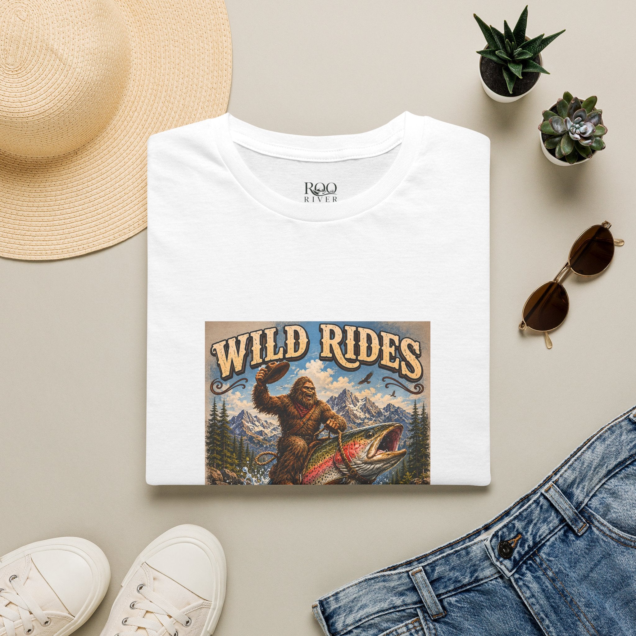 Wild Rides, Wilder Legends Trout Rider T-Shirt