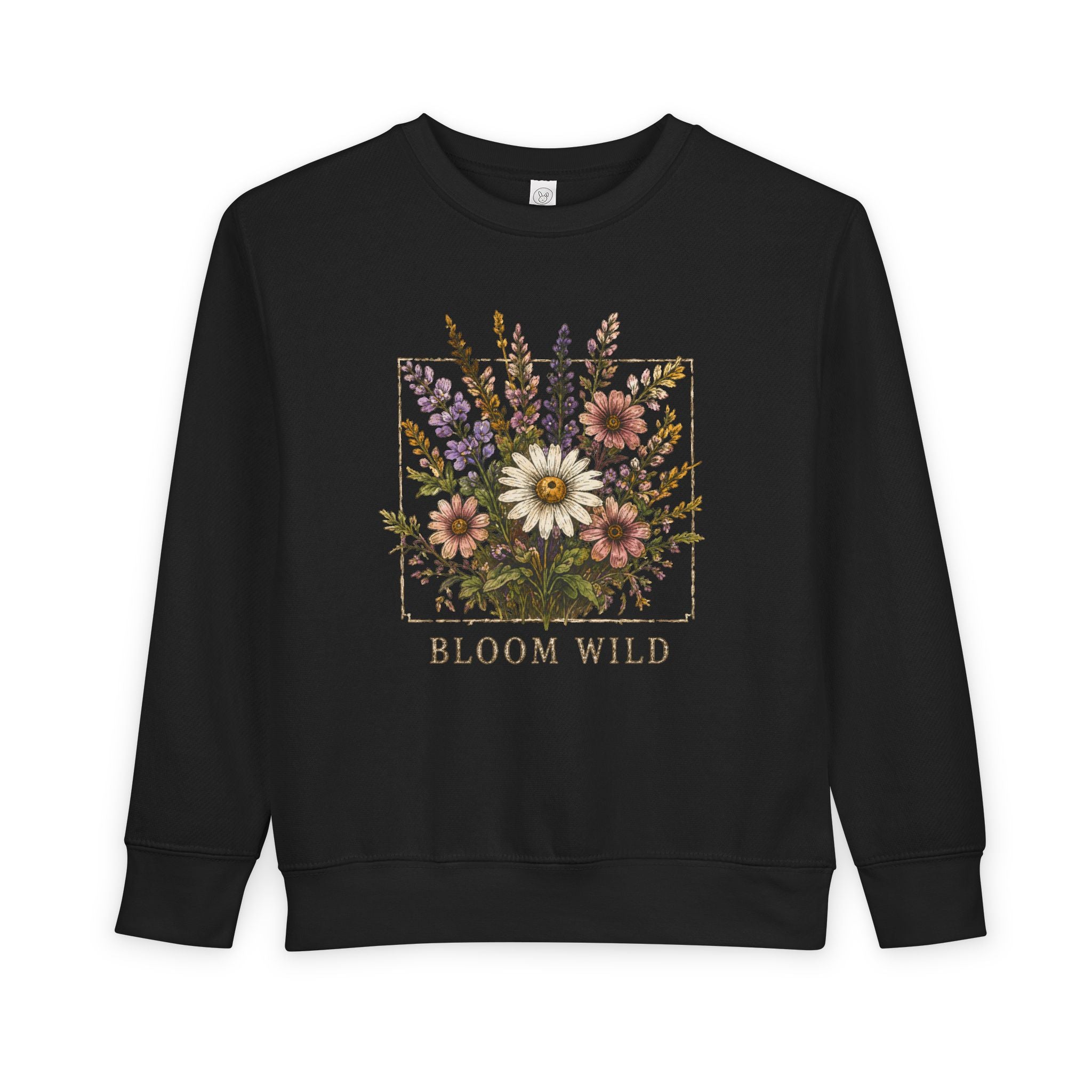 Toddler Sweatshirt - Bloom Wild Floral Crewneck for Kids