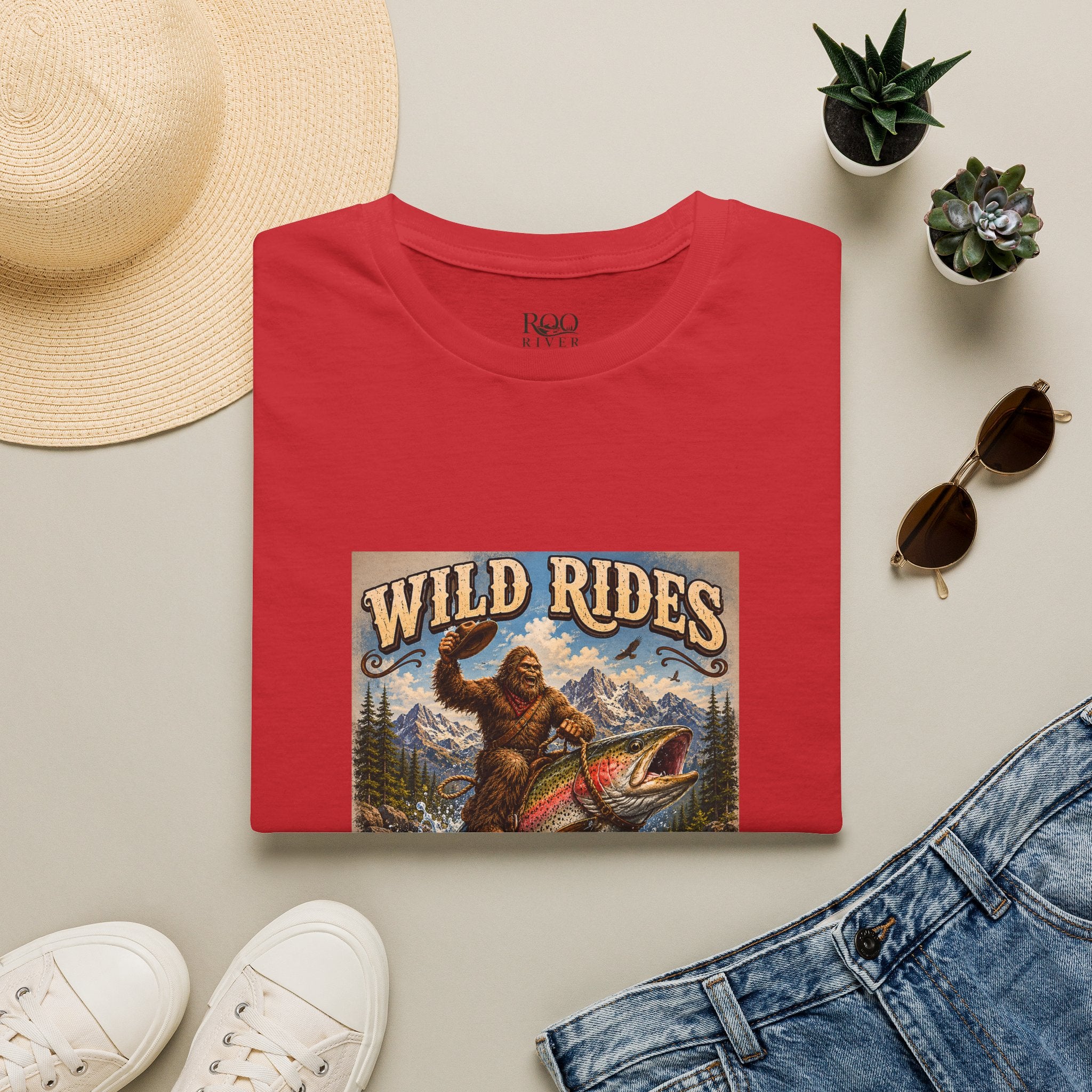 Wild Rides, Wilder Legends Trout Rider T-Shirt