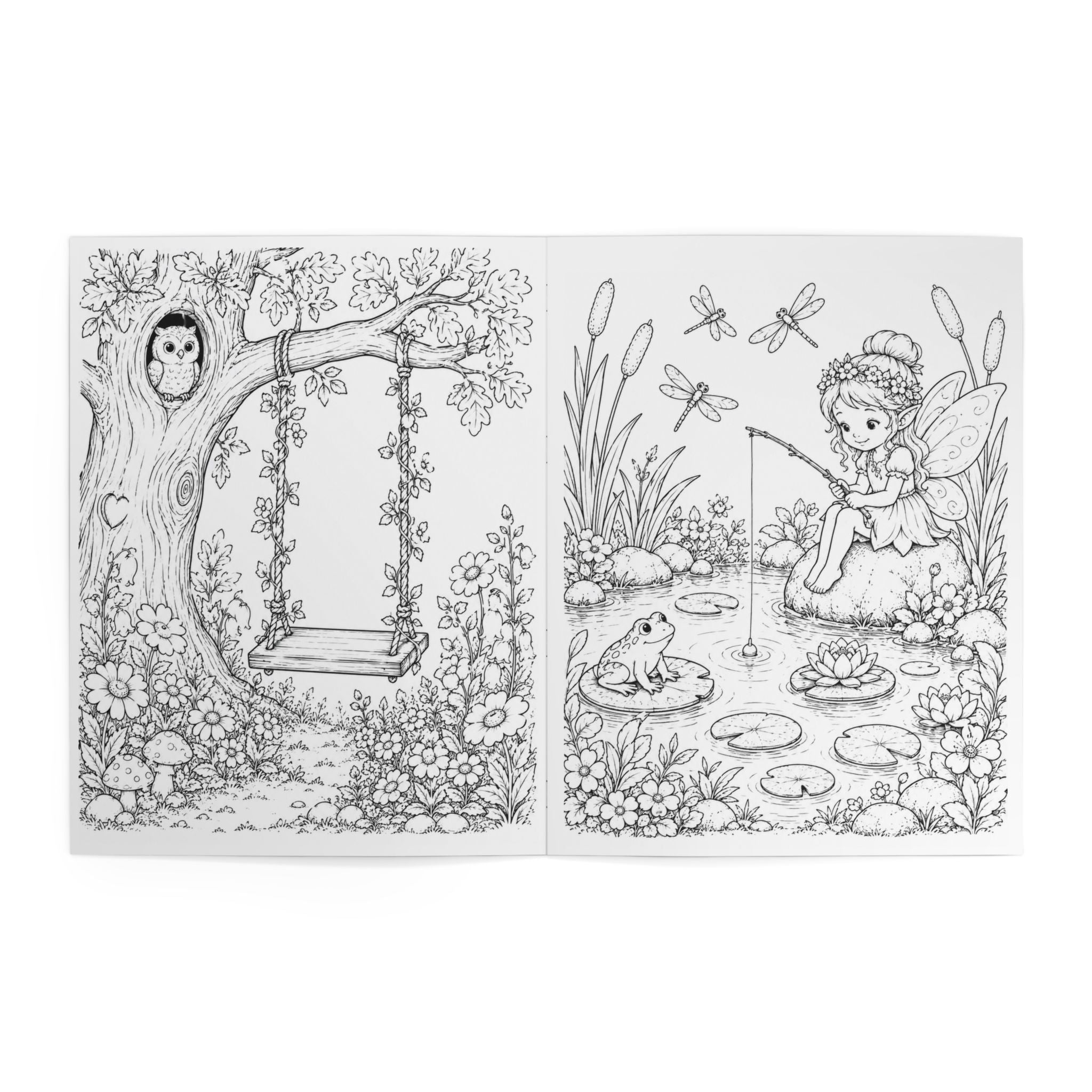 Fairy Garden Coloring Book — Roo's Fairy Garden – A Whimsical Woodland Coloring Book for Kids & Adults