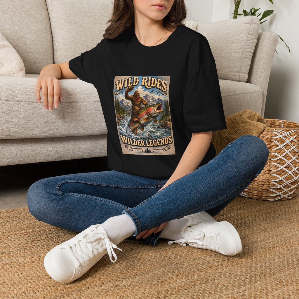 Wild Rides, Wilder Legends Trout Rider T-Shirt
