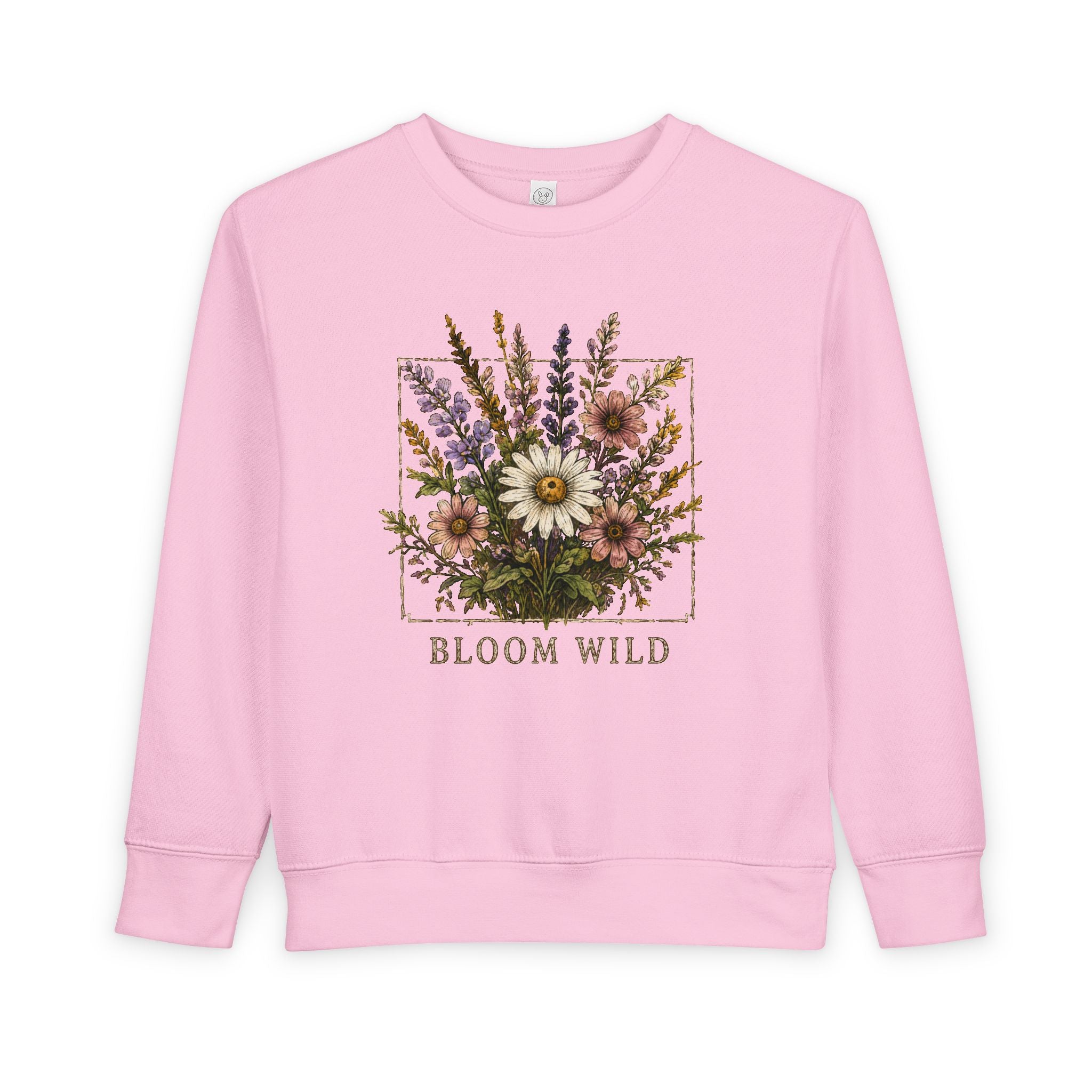 Toddler Sweatshirt - Bloom Wild Floral Crewneck for Kids