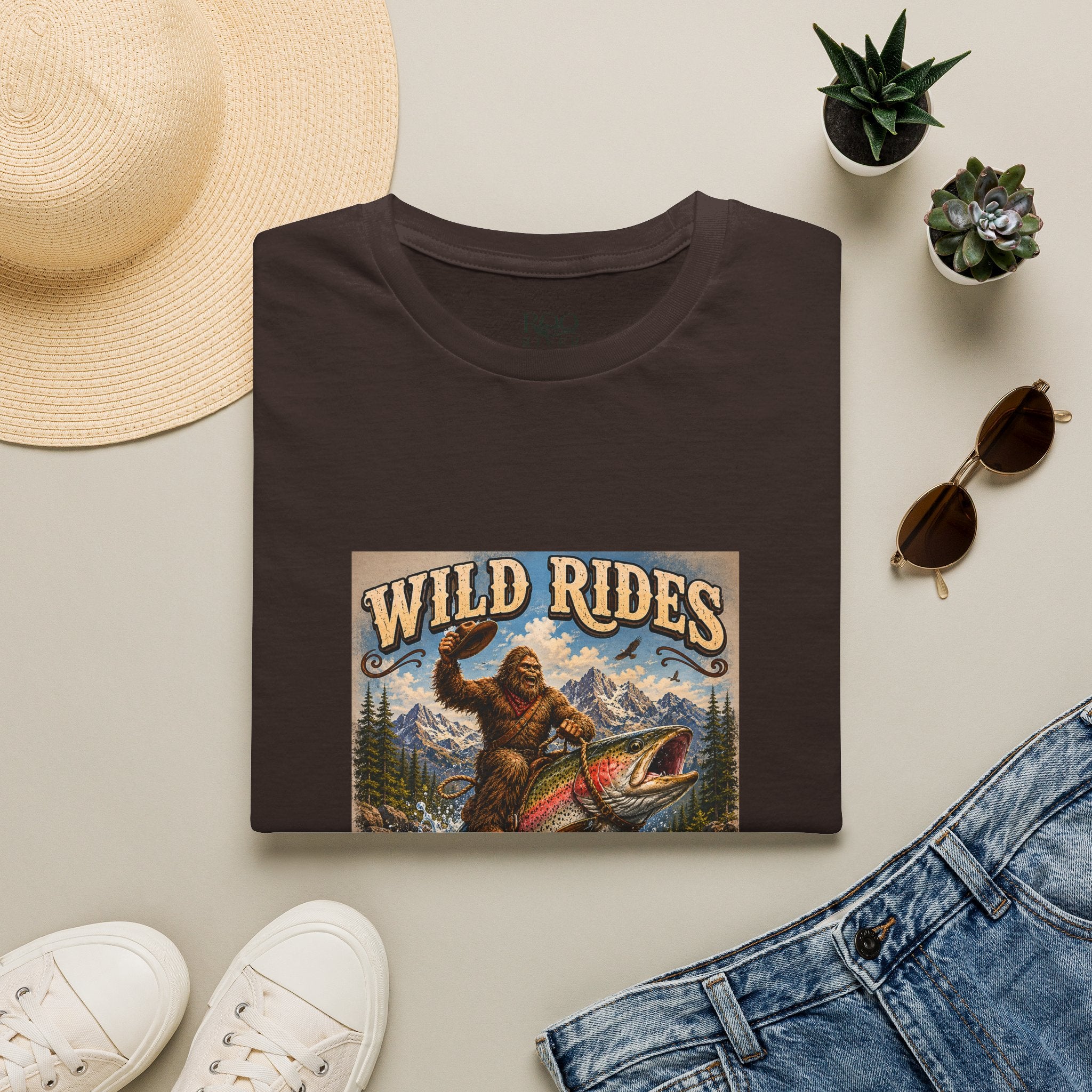Wild Rides, Wilder Legends Trout Rider T-Shirt