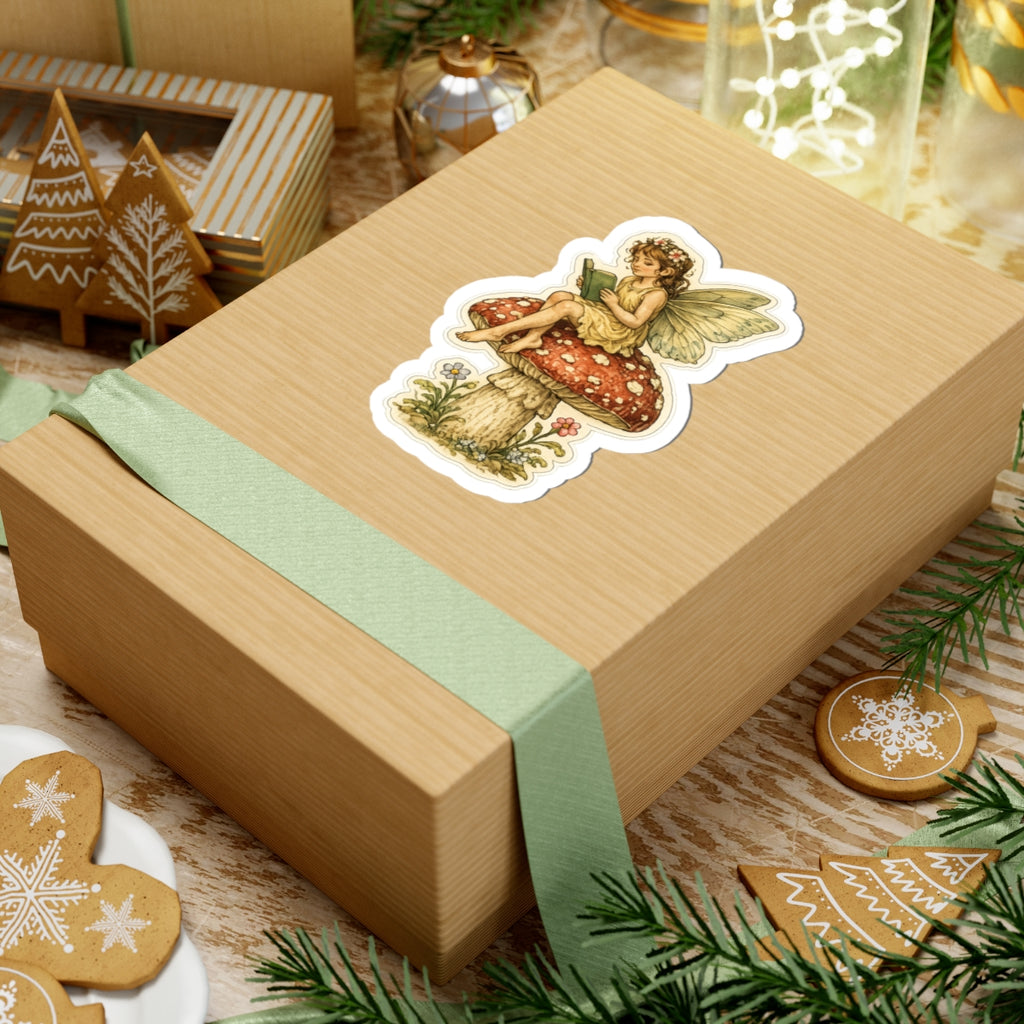Woodland Fairy Mushroom Sticker - Kiss cut Sticker
