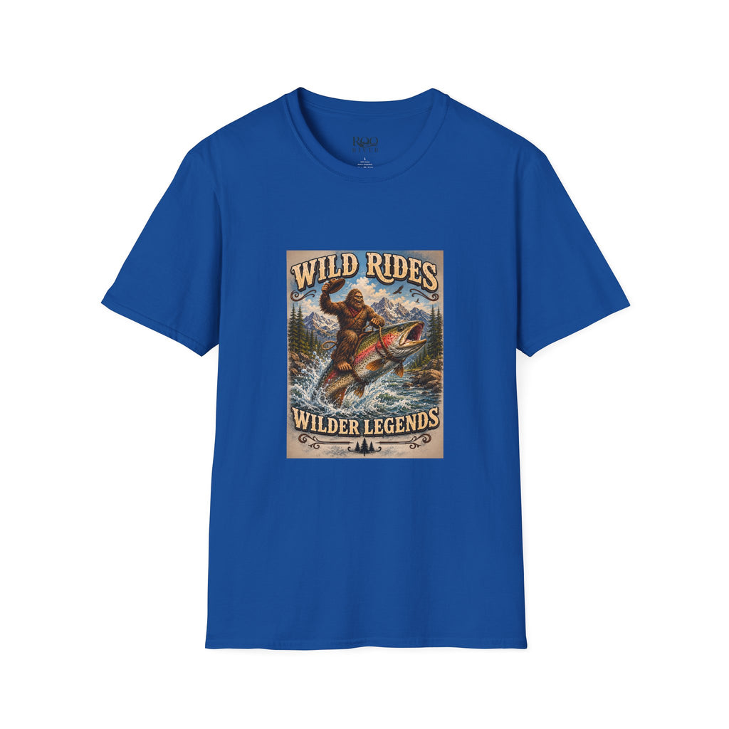 Wild Rides, Wilder Legends Trout Rider T-Shirt