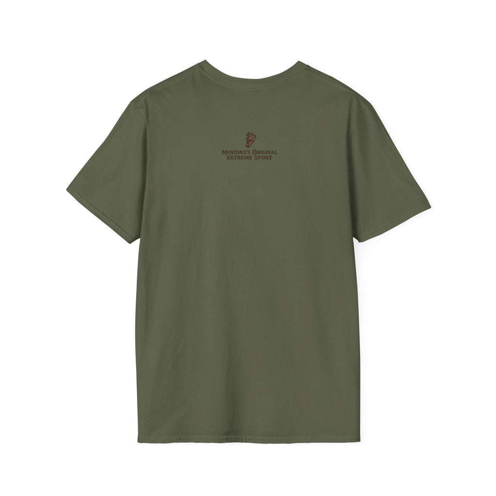 Wild Rides T-Shirt — Bigfoot Riding Bear Vintage Graphic