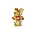 Woodland Fairy Mushroom Sticker - Kiss cut Sticker