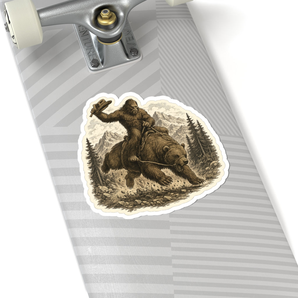 Sasquatch Wild rides. Wilder legends. Sticker
