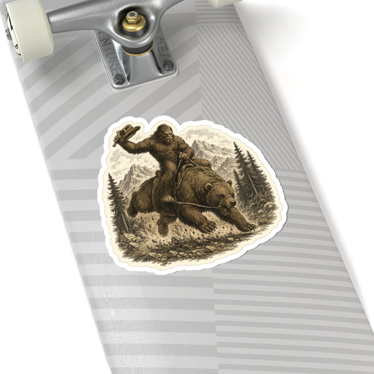 Sasquatch Wild rides. Wilder legends. Sticker