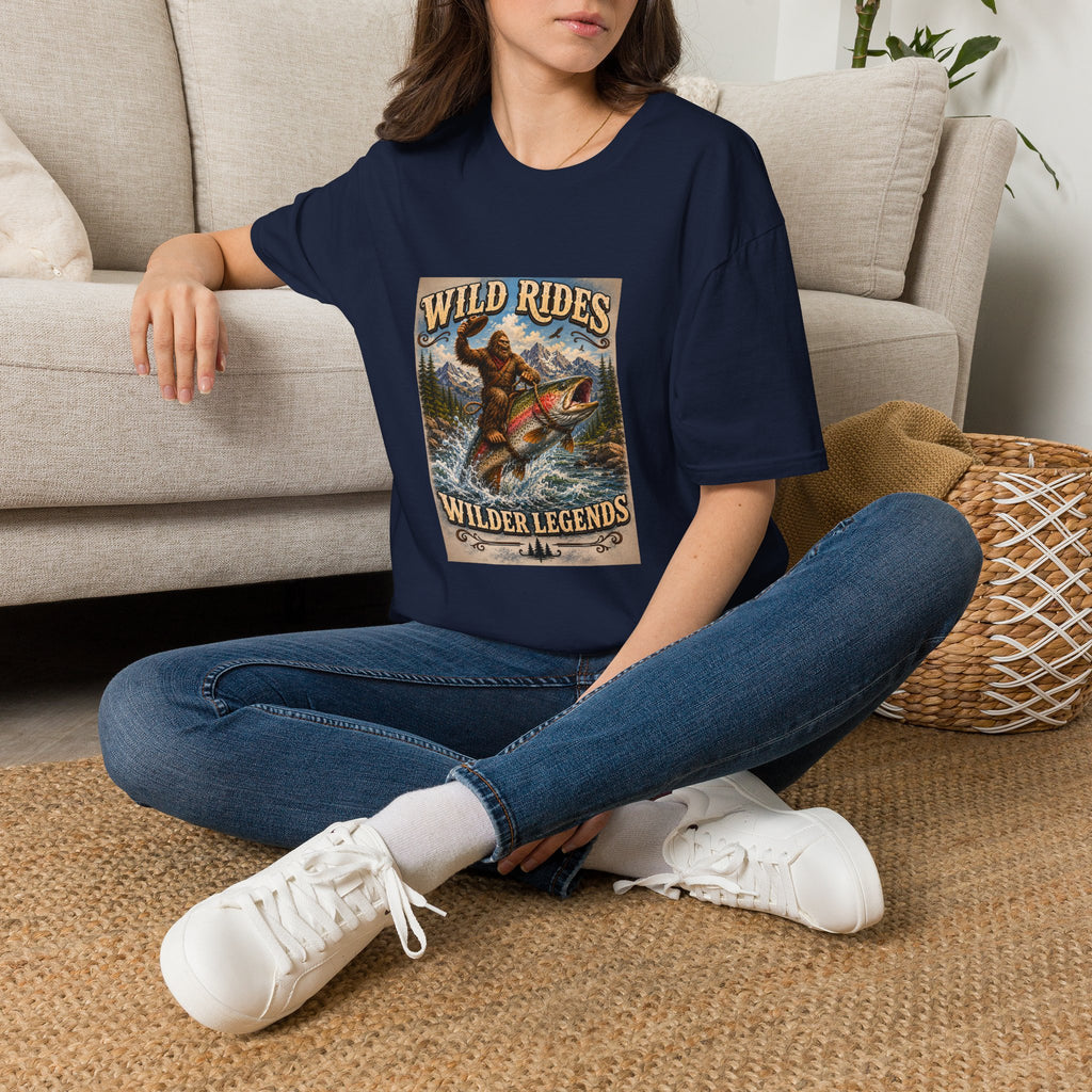Wild Rides, Wilder Legends Trout Rider T-Shirt