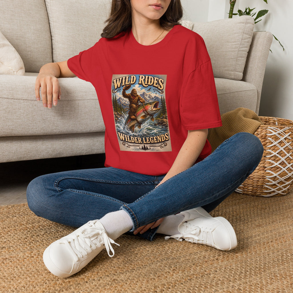 Wild Rides, Wilder Legends Trout Rider T-Shirt