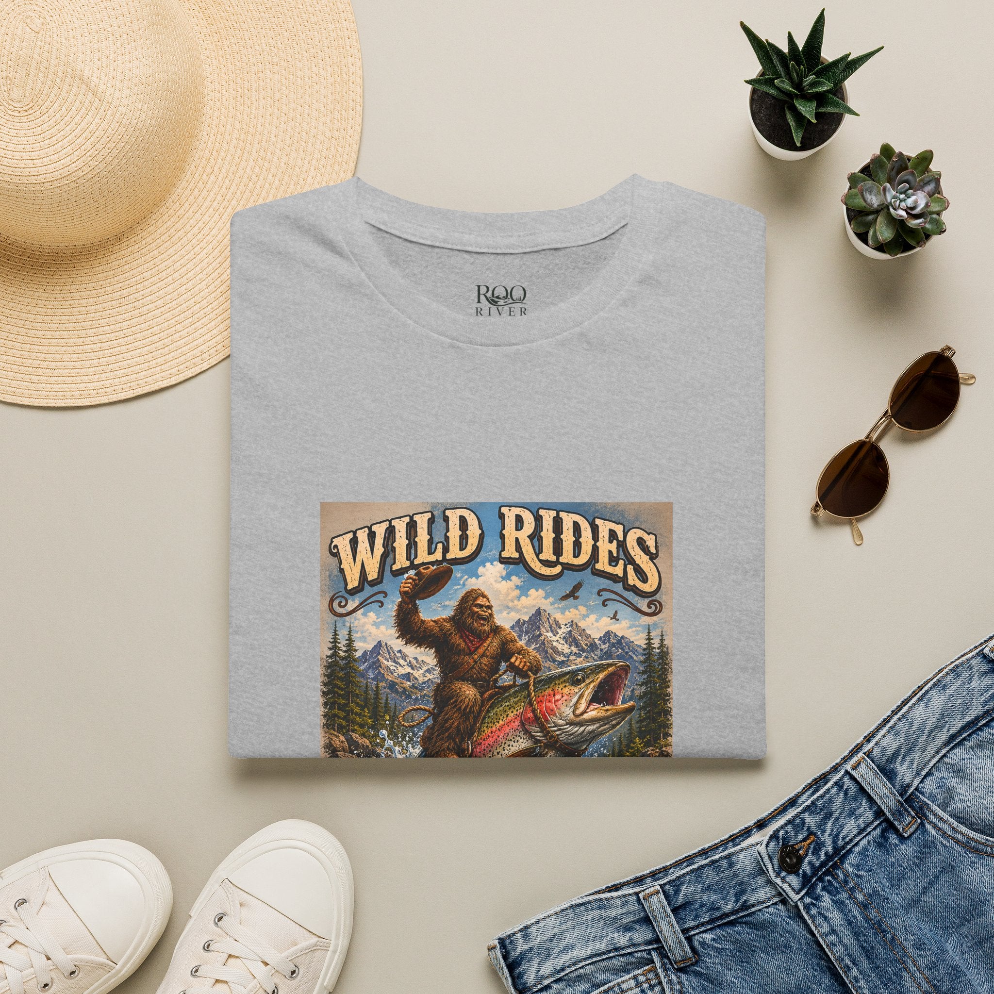 Wild Rides, Wilder Legends Trout Rider T-Shirt