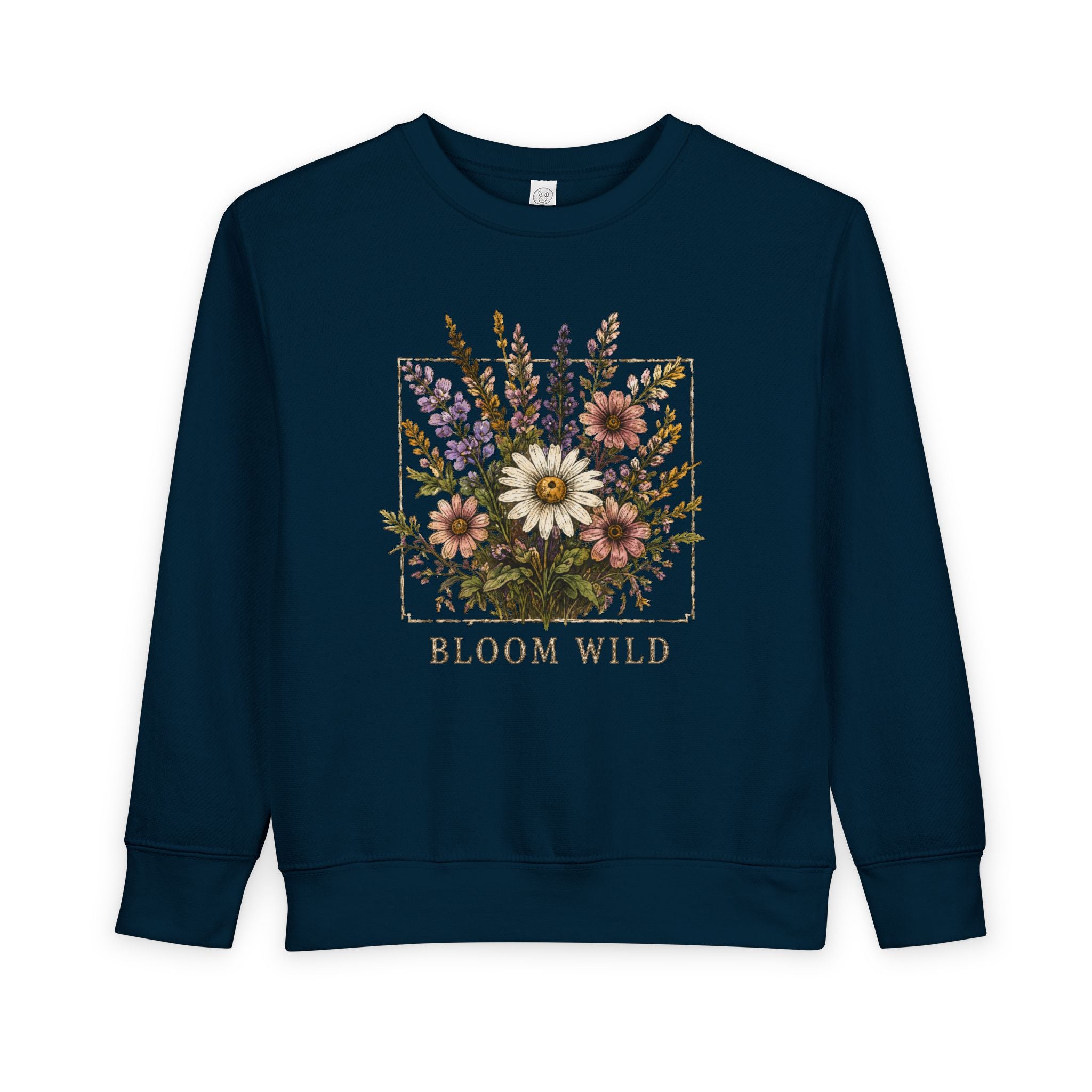 Toddler Sweatshirt - Bloom Wild Floral Crewneck for Kids
