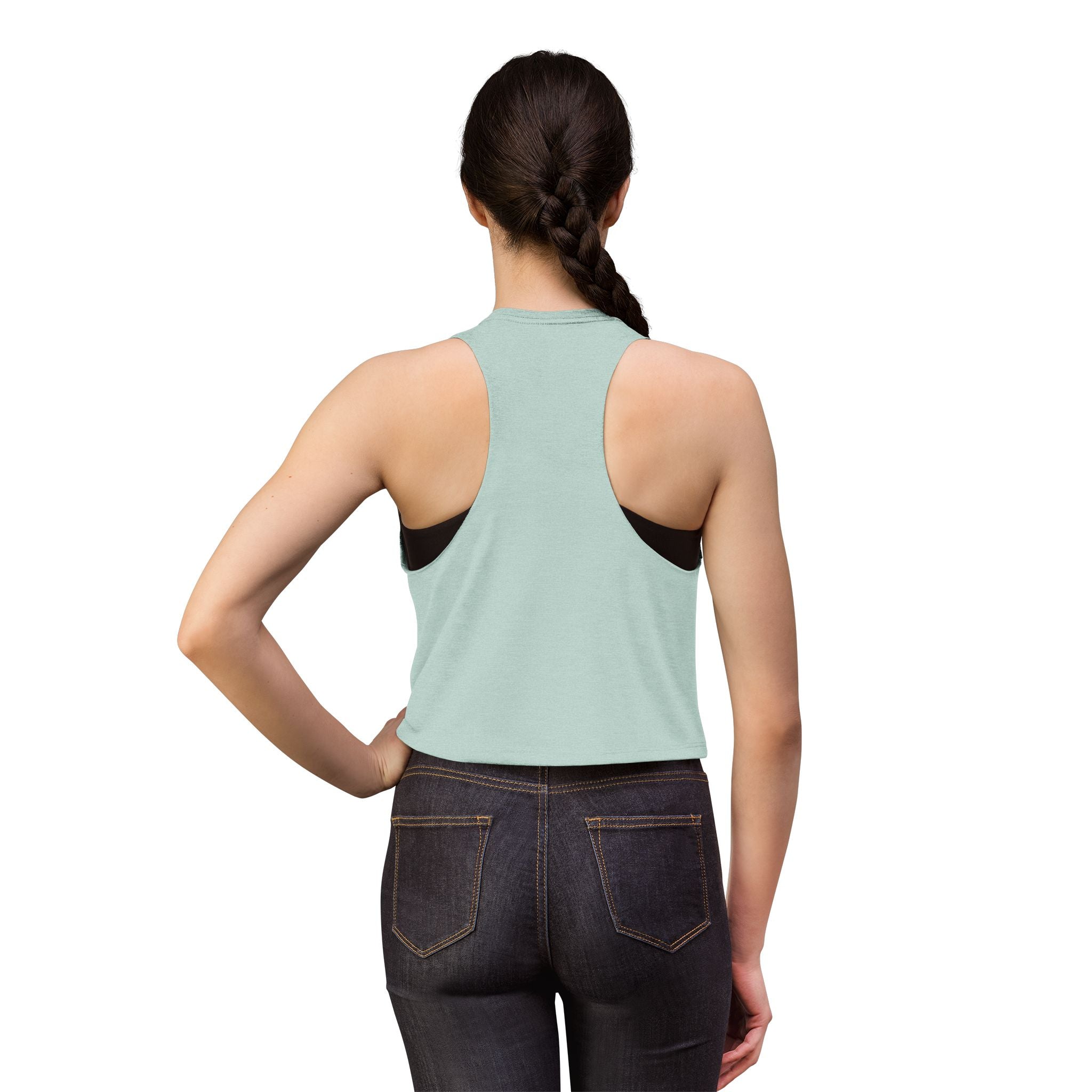 Bloom Wild Floral Crop Top — Women's Vintage Wildflower Tank