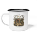 Mushroom Magic Enamel Camp Cup —Kait's Hidden Hollow Camping Mug