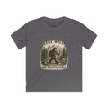 Kids Tee — "Stay Wild, Be Legendary" Bigfoot Forest Adventure Shirt