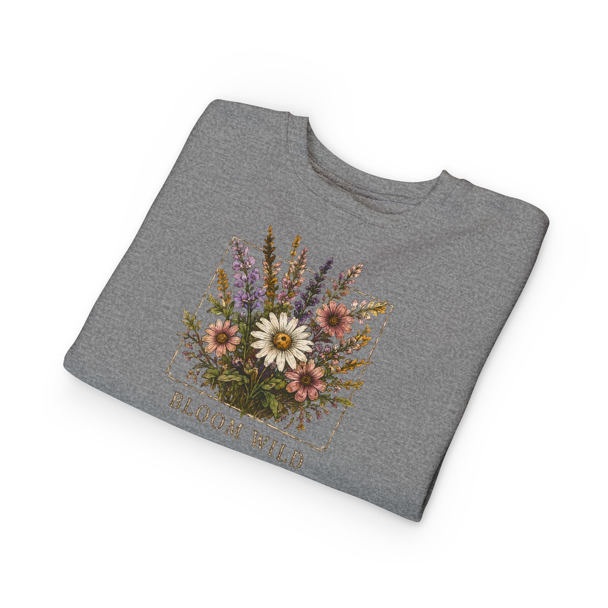 Toddler Sweatshirt - Bloom Wild Floral Crewneck for Kids