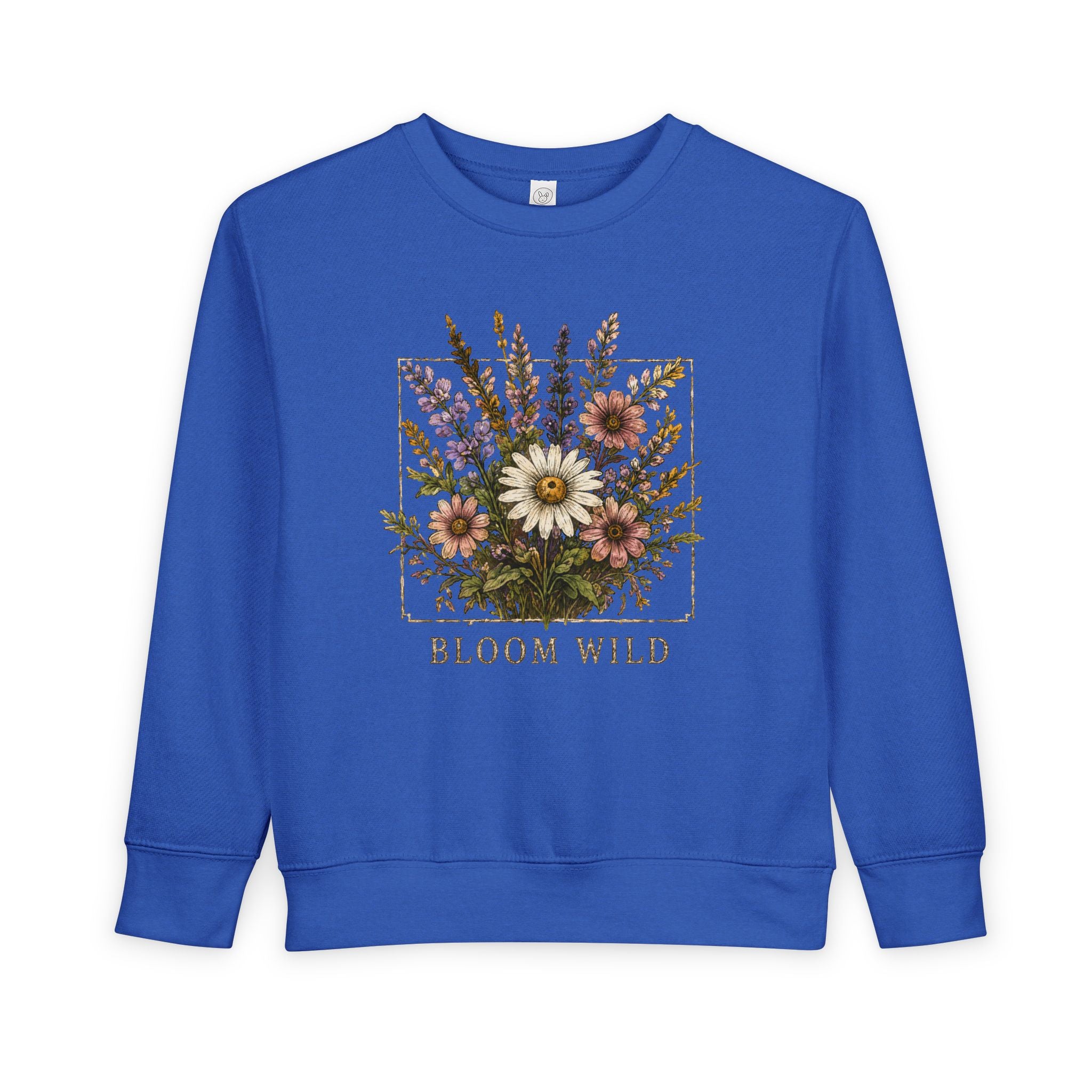 Toddler Sweatshirt - Bloom Wild Floral Crewneck for Kids