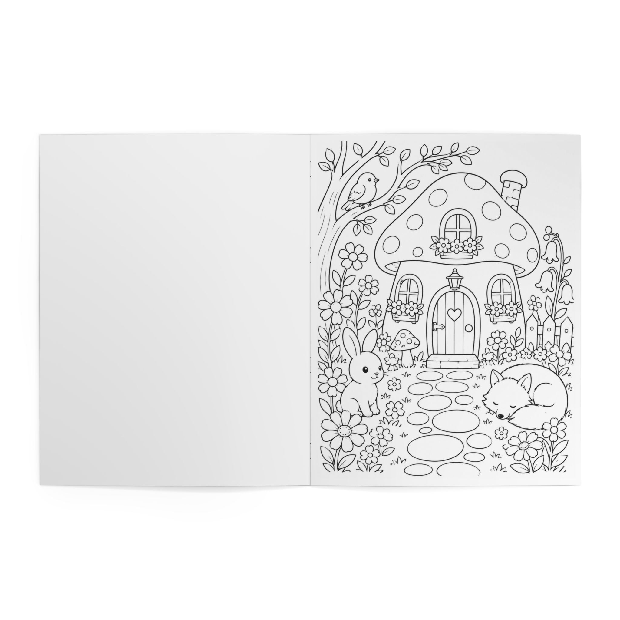 Roo's Fairy Garden: My First Coloring Book — Whimsical Woodland Fairies & Animals