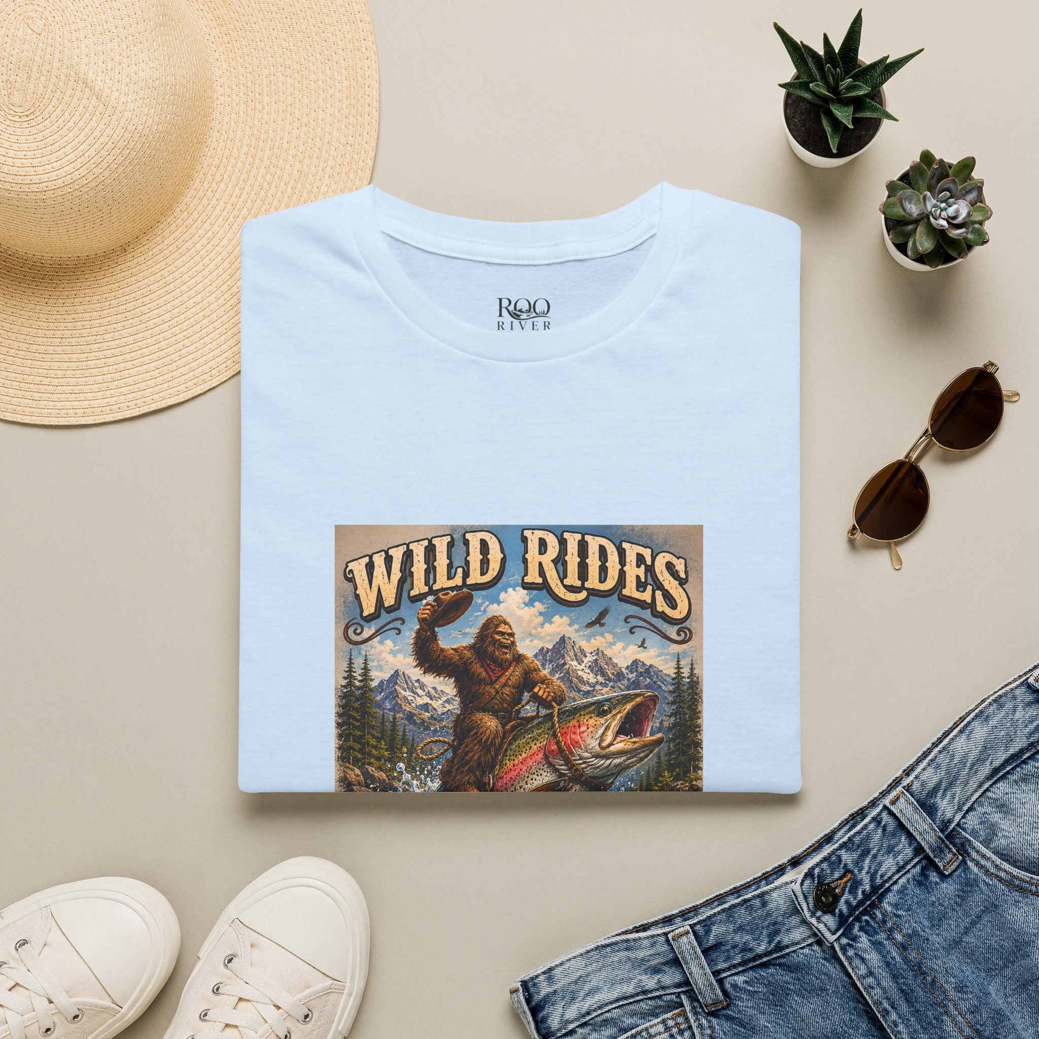 Wild Rides, Wilder Legends Trout Rider T-Shirt