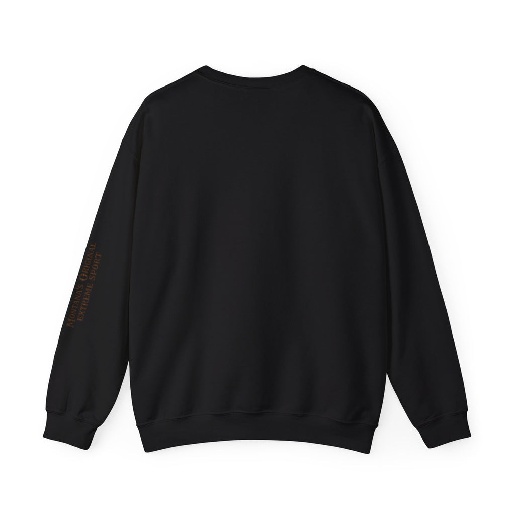 Wild Rides, Wilder Legends Crewneck Sweatshirt — Vintage Bear Rider Graphic