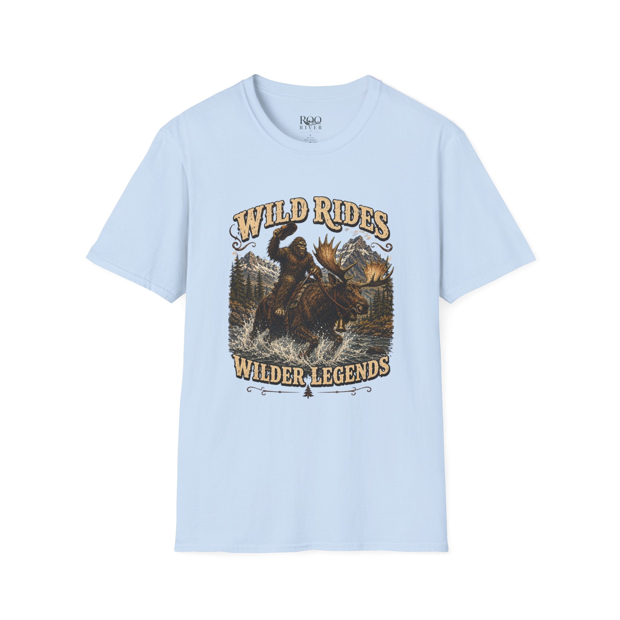 Wild Rides, Wilder Legends Bigfoot & Moose Graphic Tee
