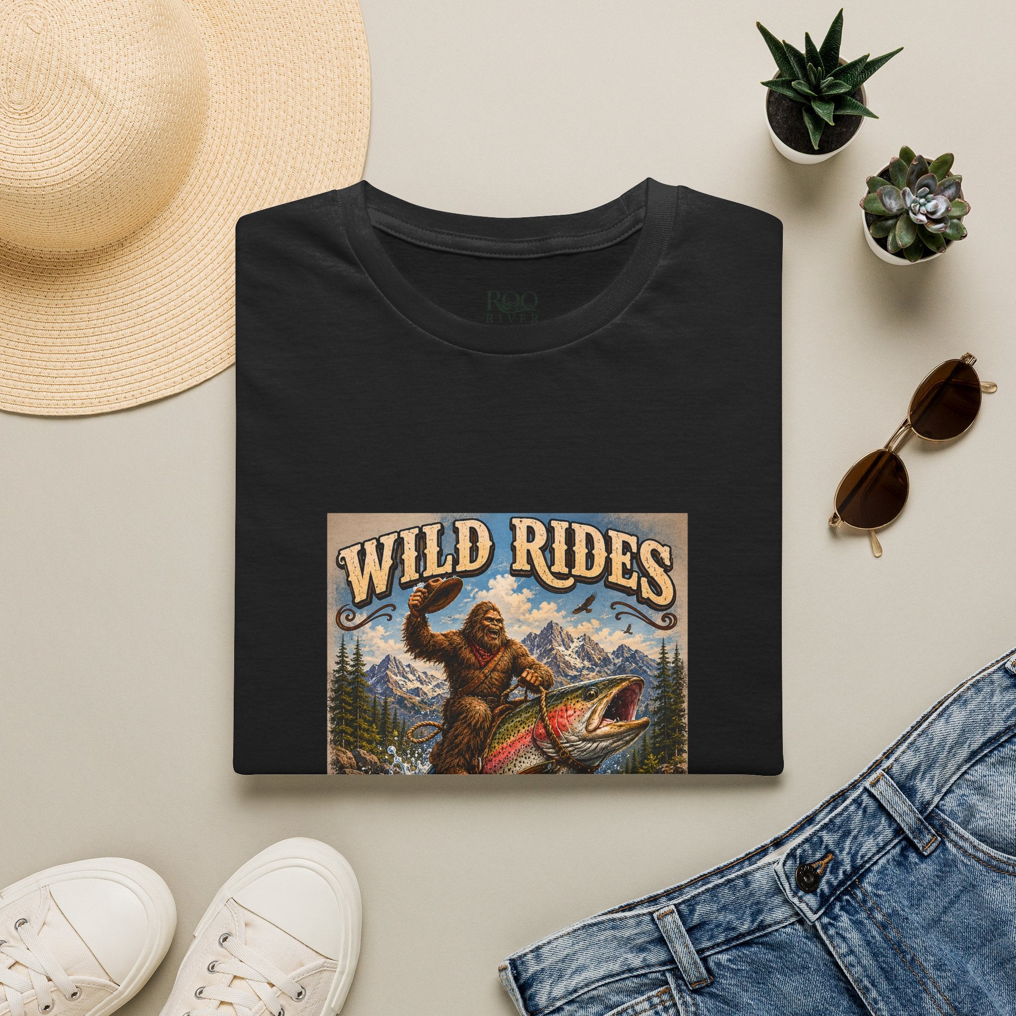 Wild Rides, Wilder Legends Trout Rider T-Shirt