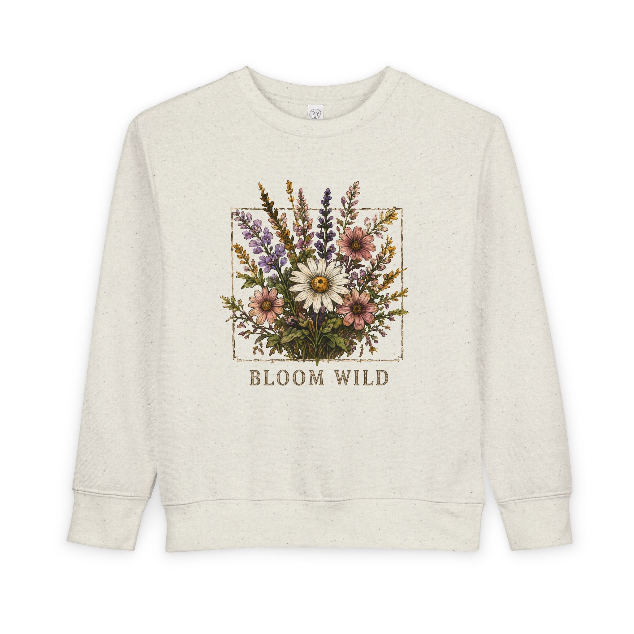 Toddler Sweatshirt - Bloom Wild Floral Crewneck for Kids