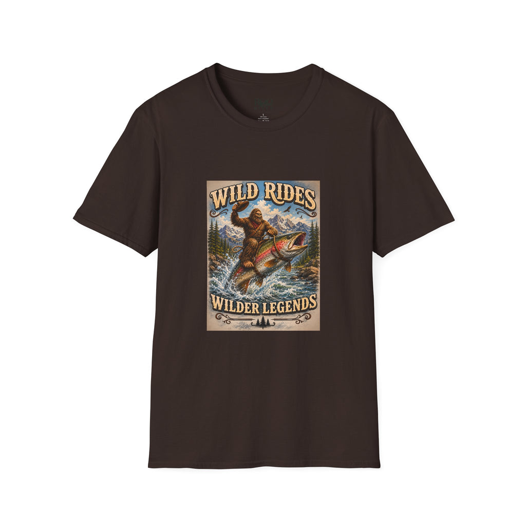 Wild Rides, Wilder Legends Trout Rider T-Shirt