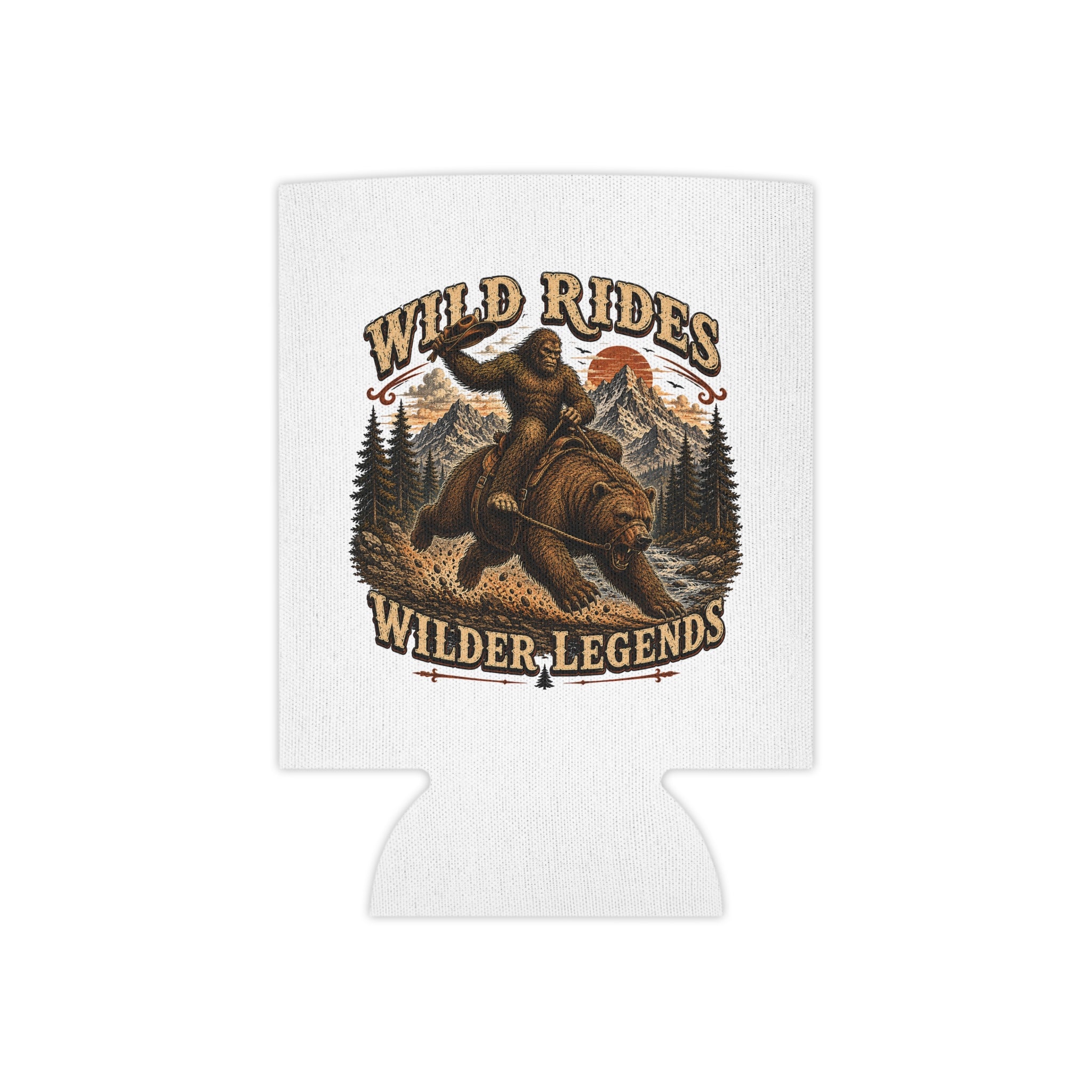 Wild Rides, Wilder Legends Beer Koozie