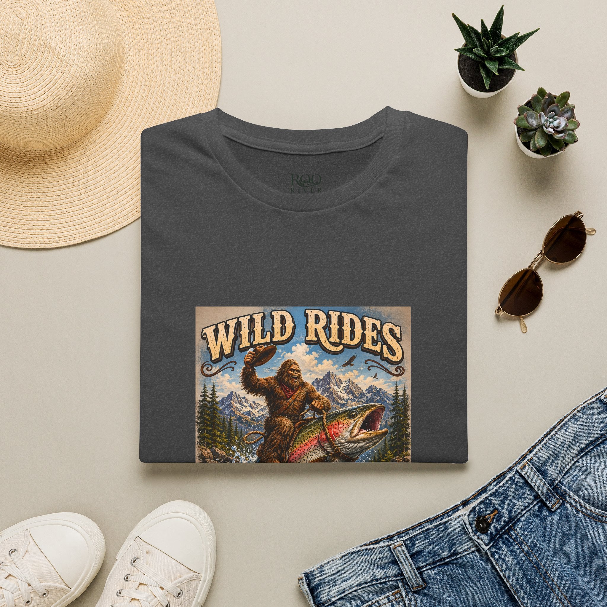 Wild Rides, Wilder Legends Trout Rider T-Shirt