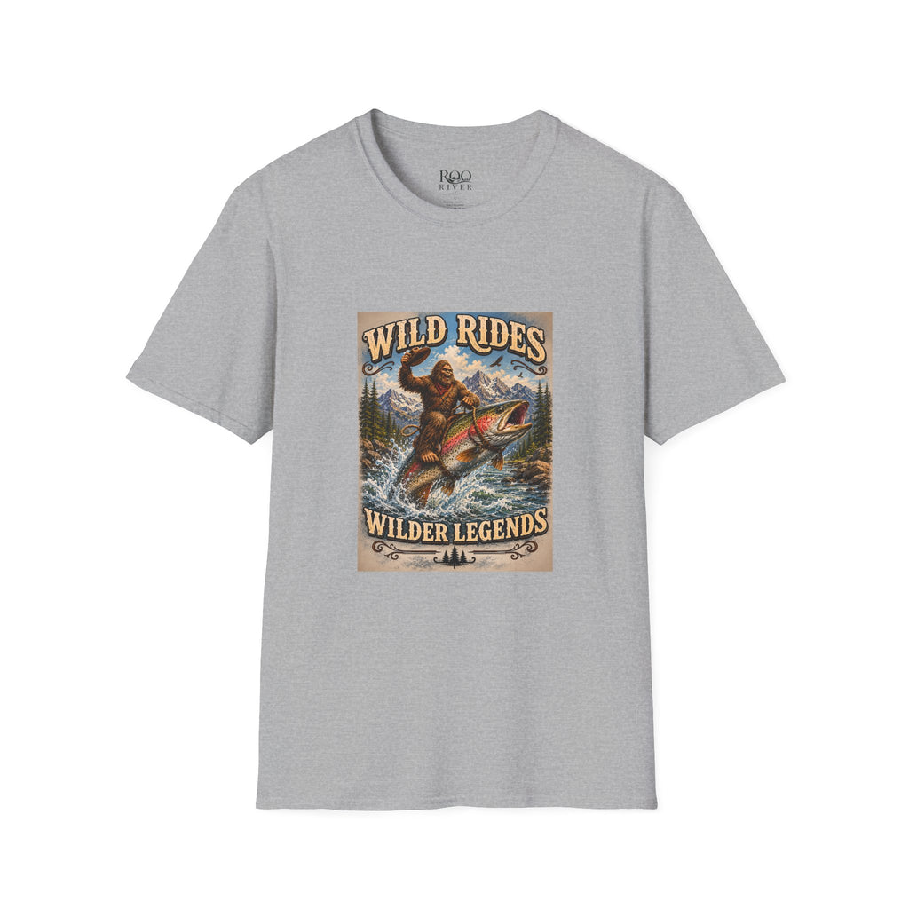 Wild Rides, Wilder Legends Trout Rider T-Shirt
