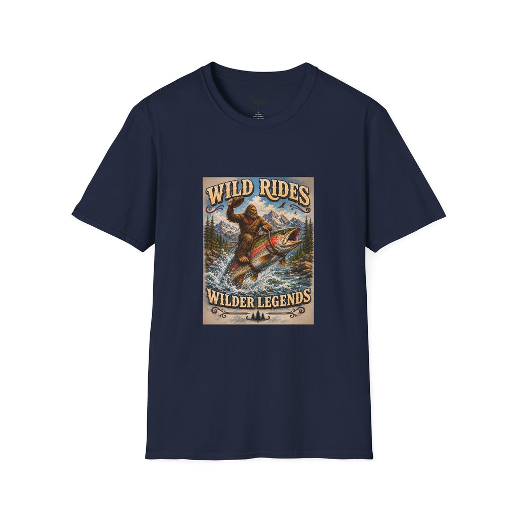 Wild Rides, Wilder Legends Trout Rider T-Shirt