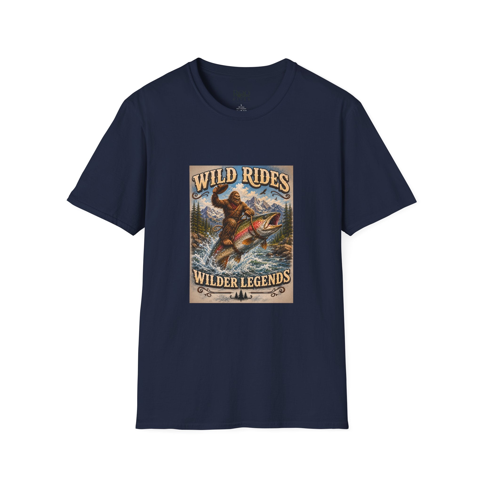 Wild Rides, Wilder Legends Trout Rider T-Shirt