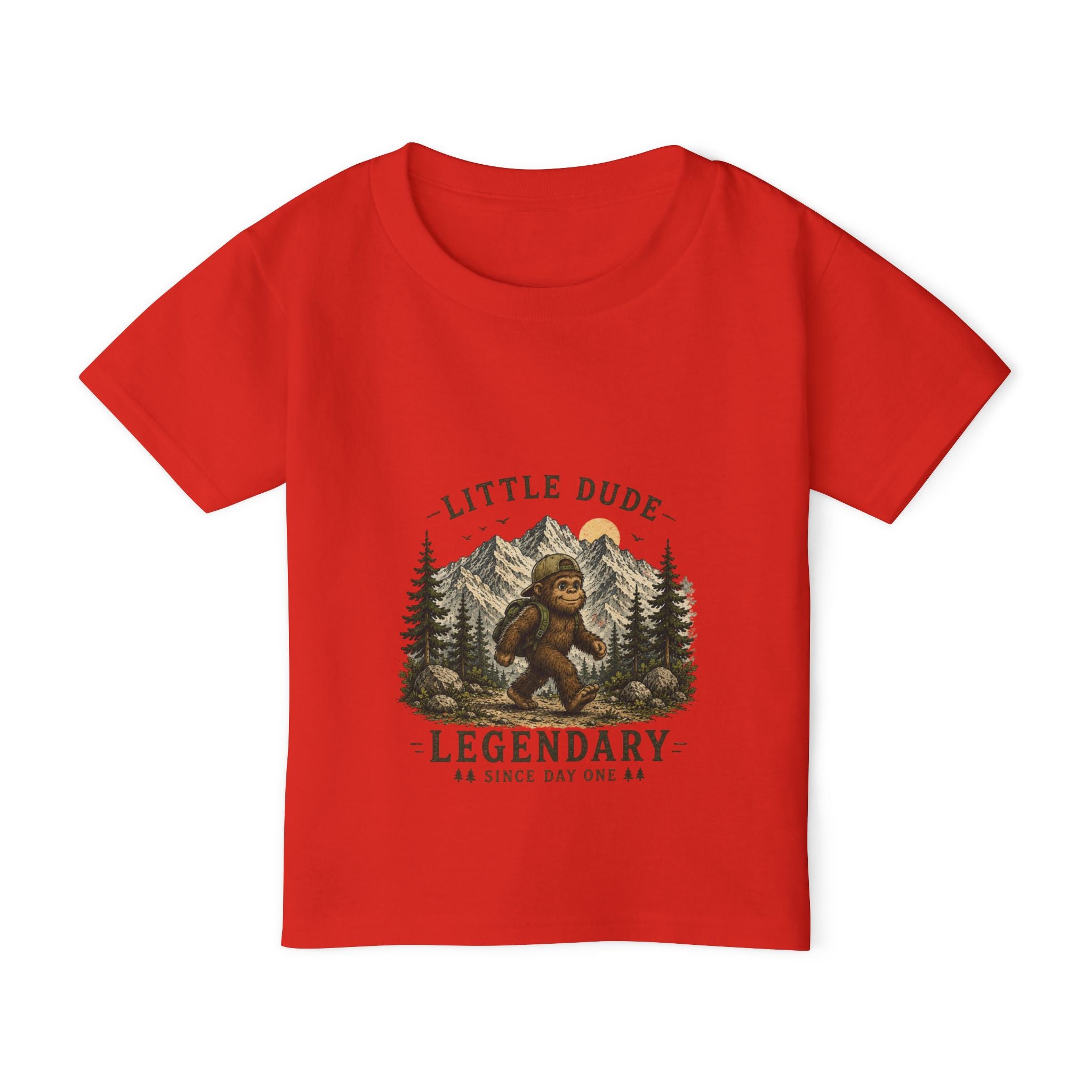 Toddler T-Shirt — Little Dude, Legendary Since Day One (Cute Outdoor Baby Tee, Gift for Newborns & First Birthdays)