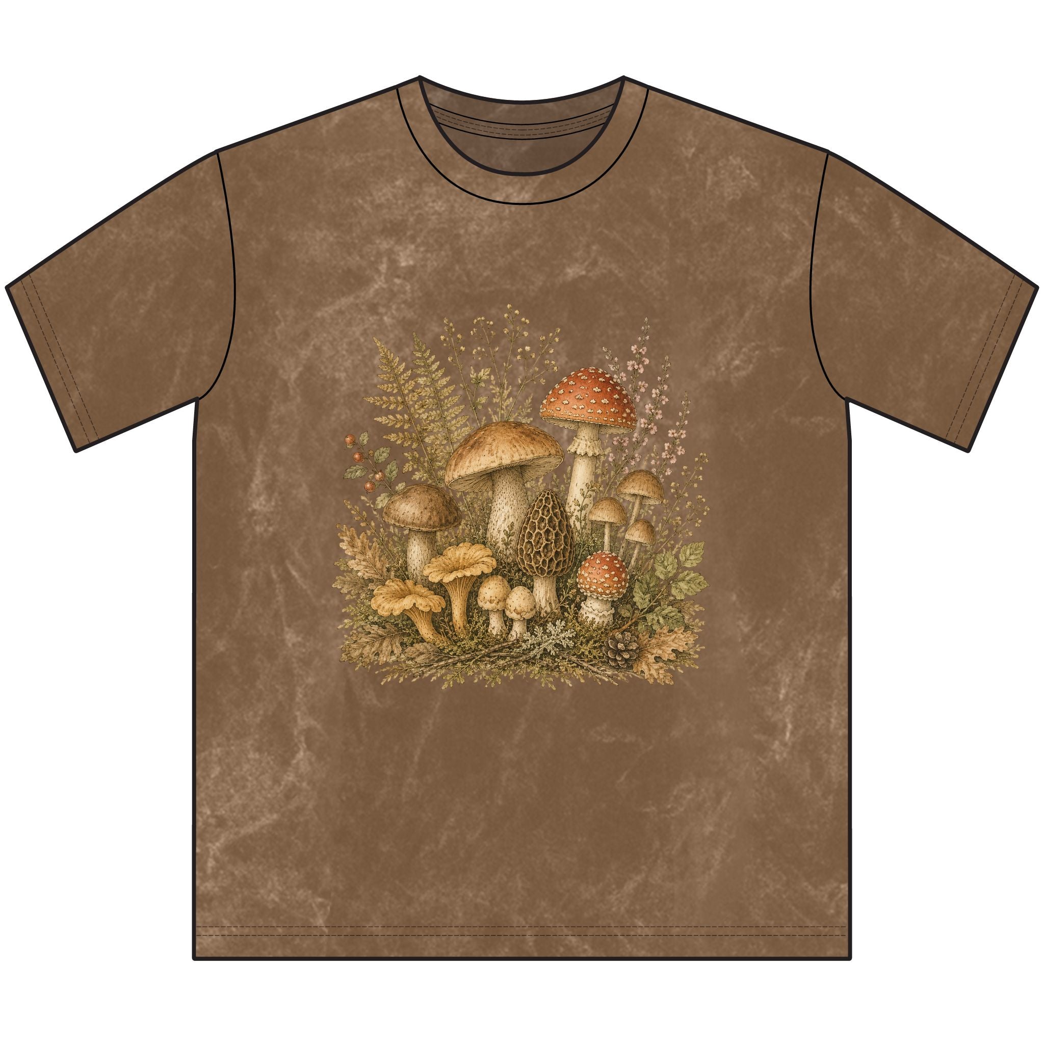 Woodland Mushrooms - Vintage Tee