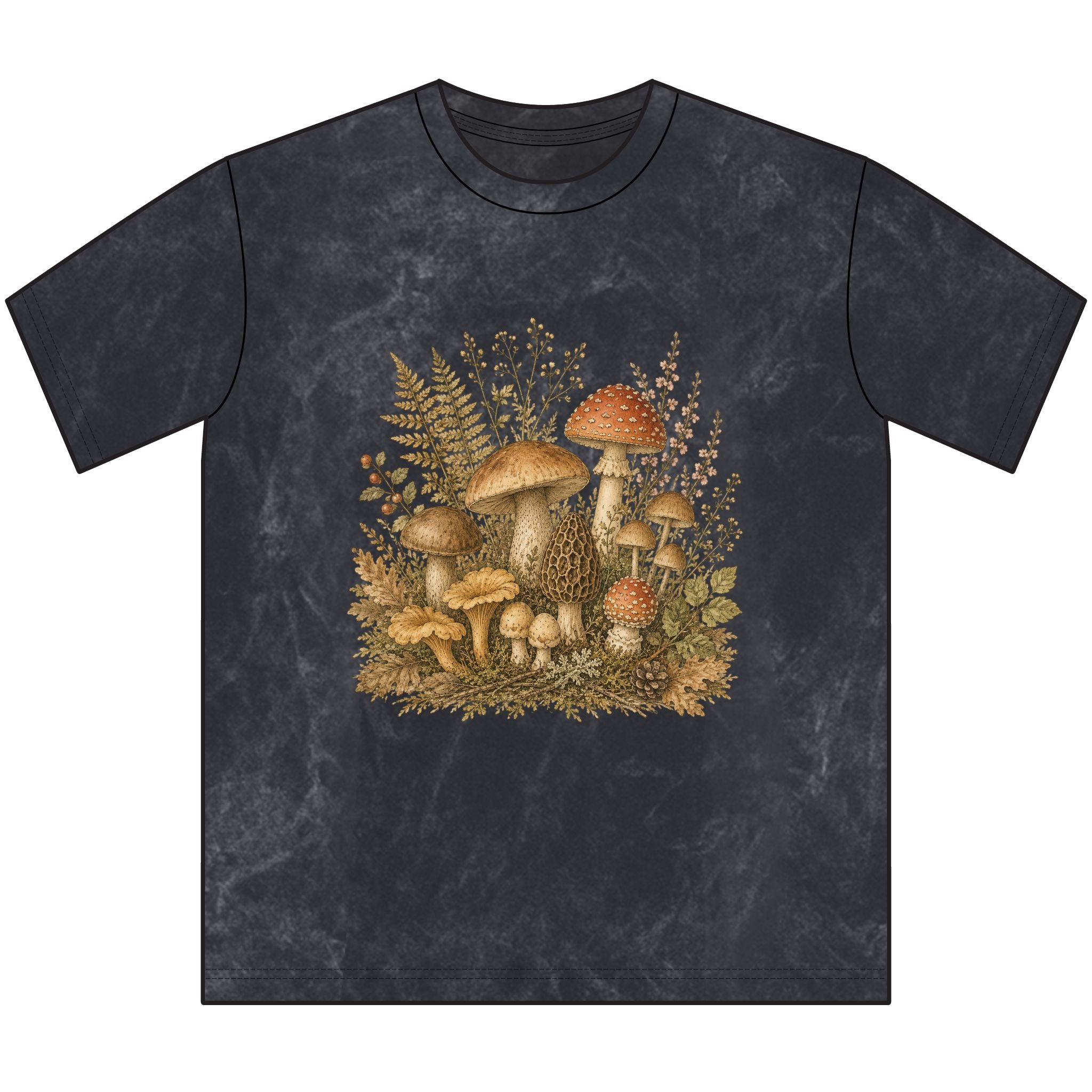Woodland Mushrooms - Vintage Tee