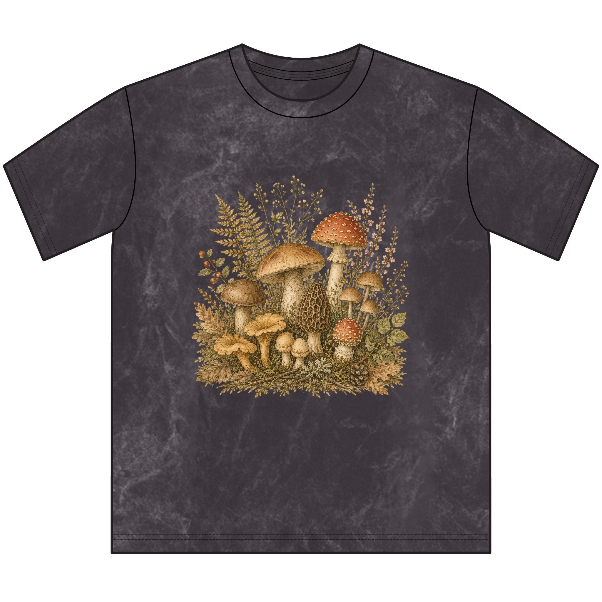 Woodland Mushrooms - Vintage Tee
