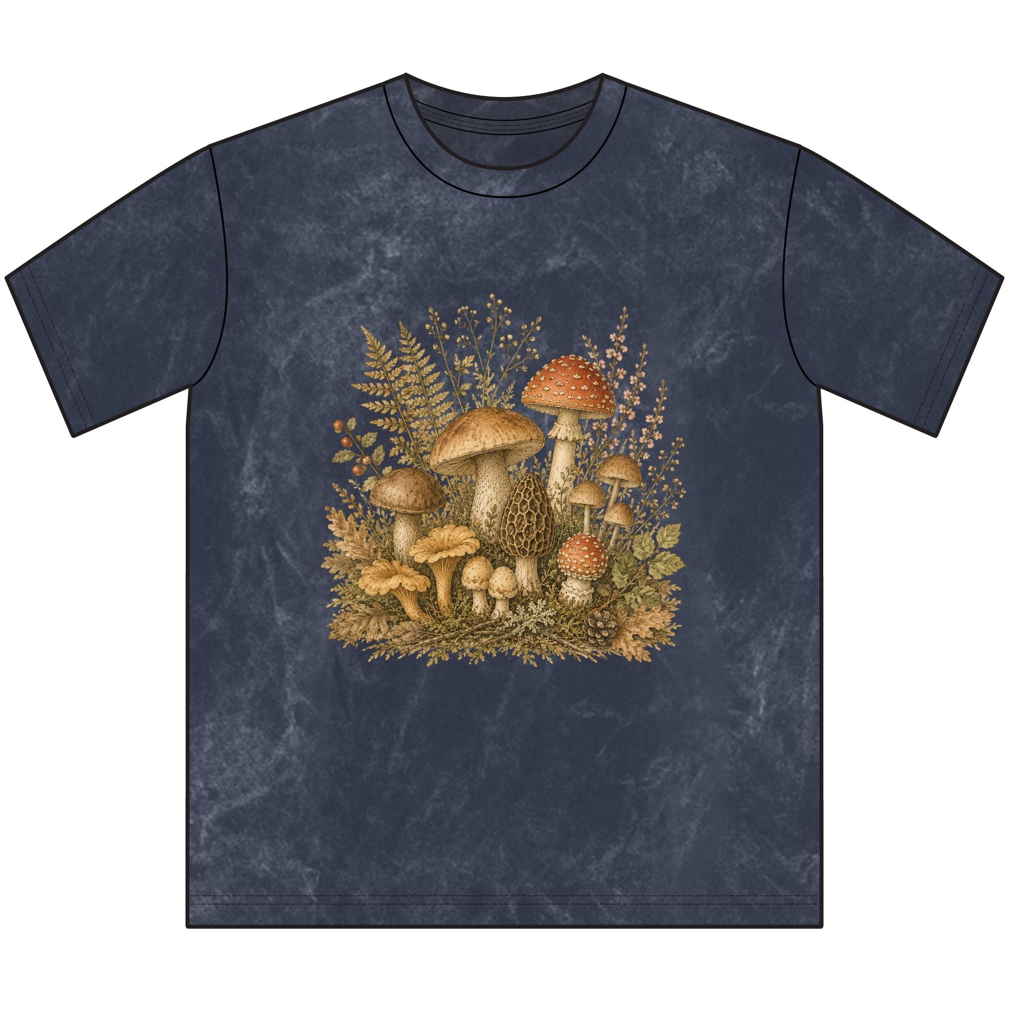 Woodland Mushrooms - Vintage Tee