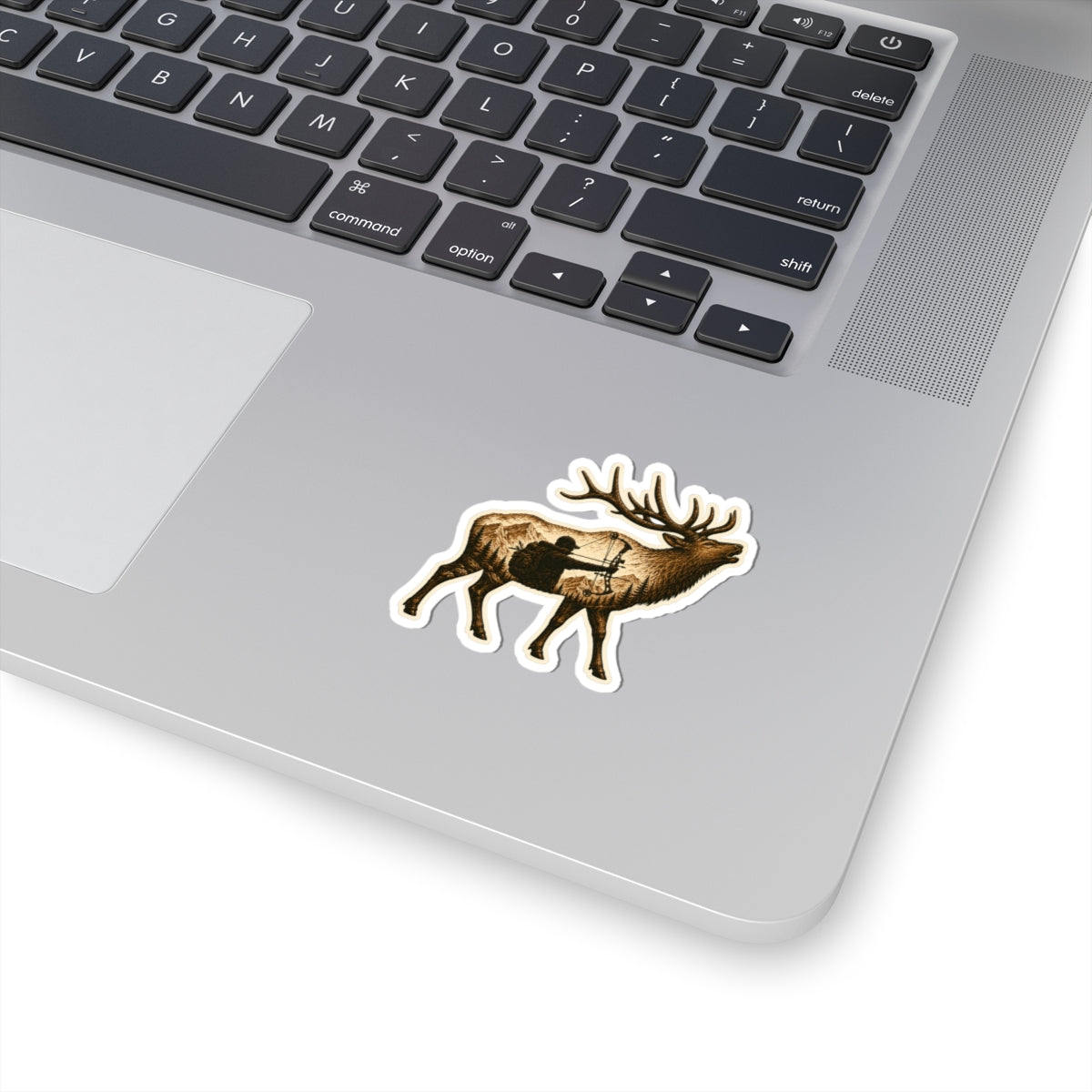 Bull Elk Archery Sticker — Outdoors Hunting Nature Kiss-Cut Decal