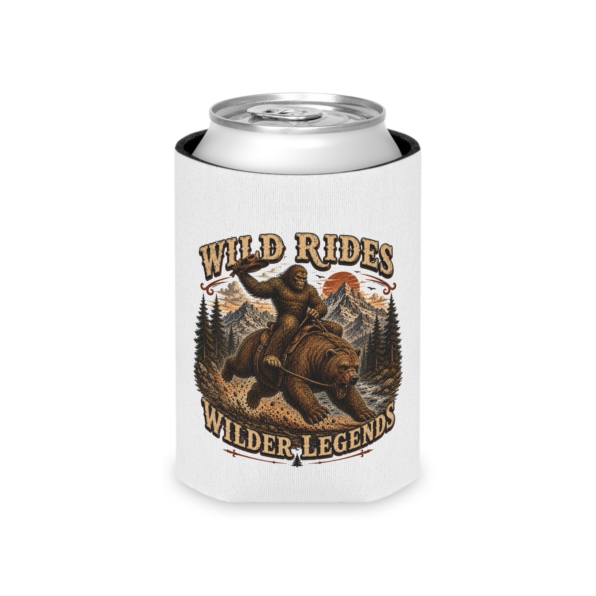 Wild Rides, Wilder Legends Beer Koozie