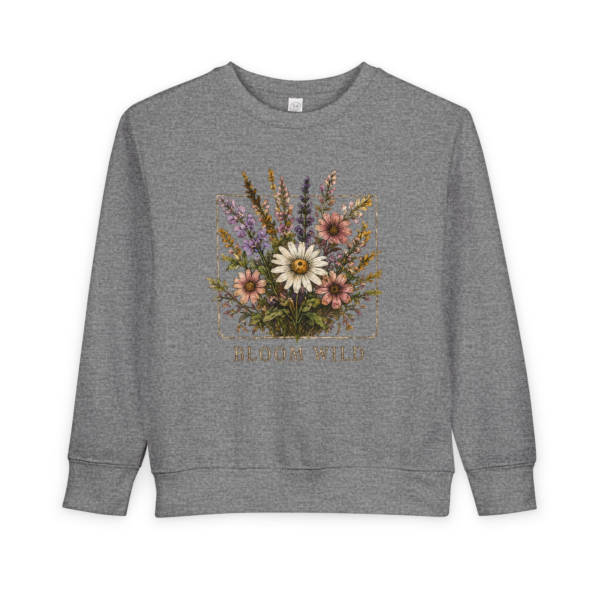 Toddler Sweatshirt - Bloom Wild Floral Crewneck for Kids