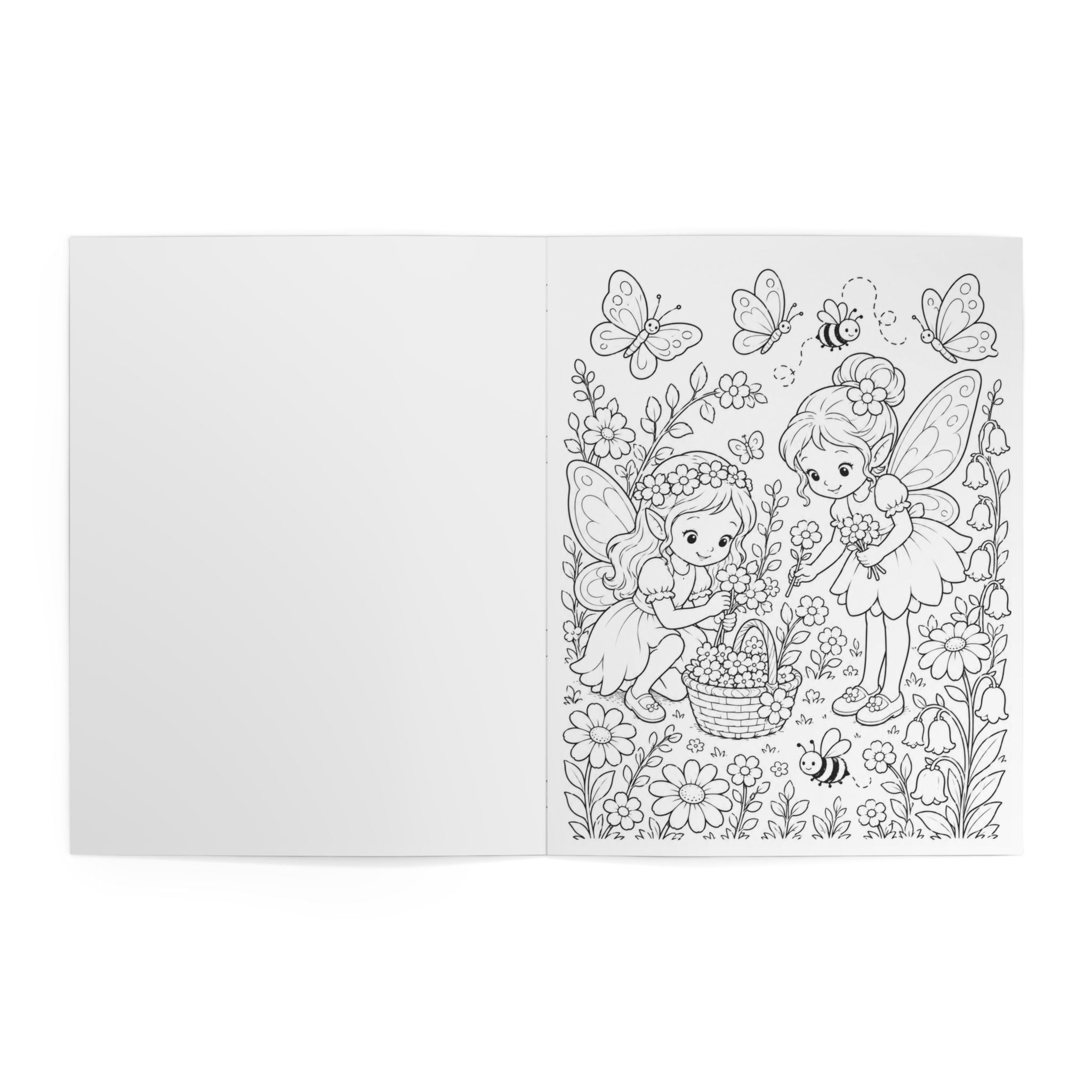 Roo's Fairy Garden: My First Coloring Book — Whimsical Woodland Fairies & Animals