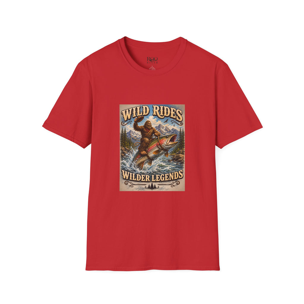 Wild Rides, Wilder Legends Trout Rider T-Shirt