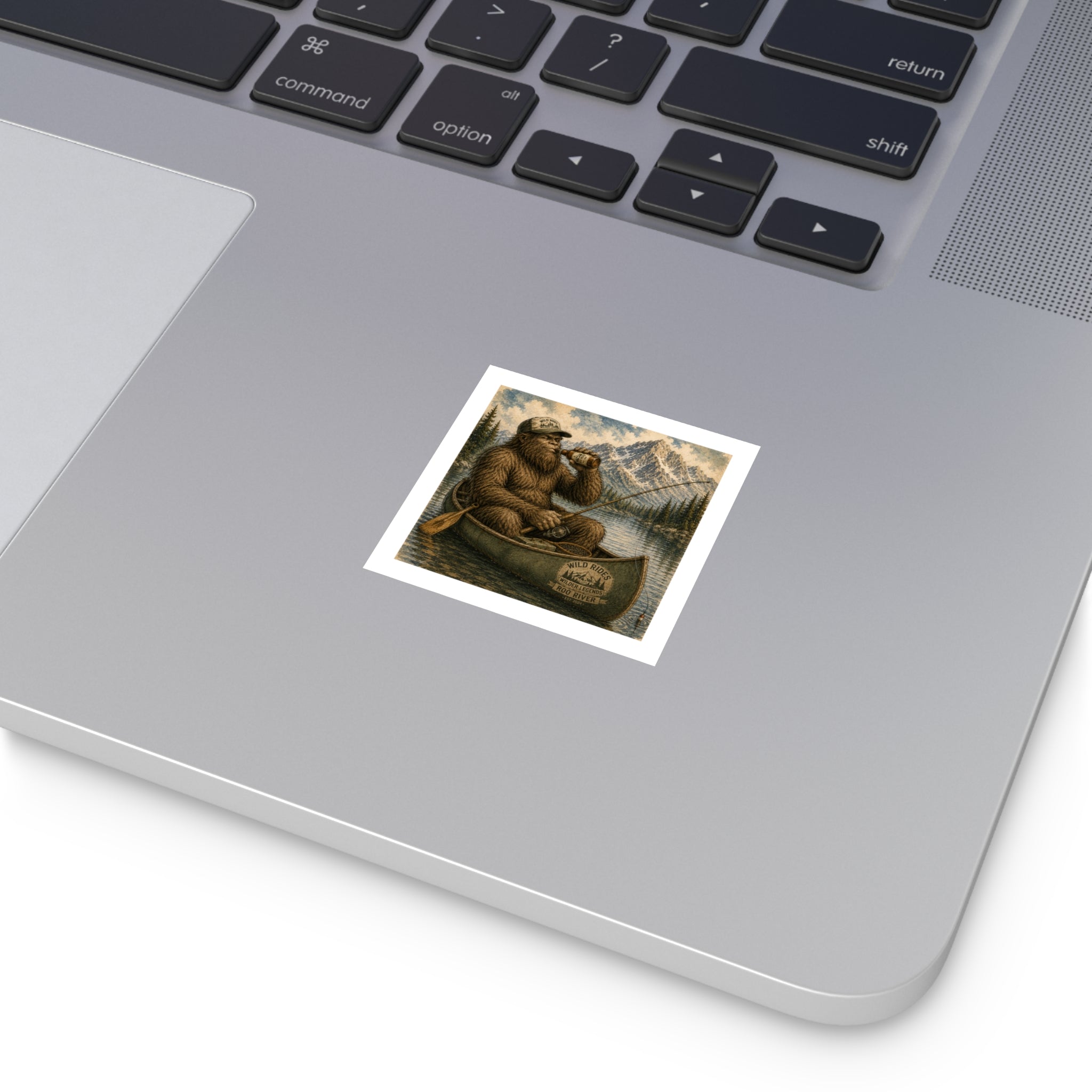 Copy of Wild Rides, Wilder Legends Canoe Country Sticker — Outdoorsy Bigfoot Lake Camping Decal